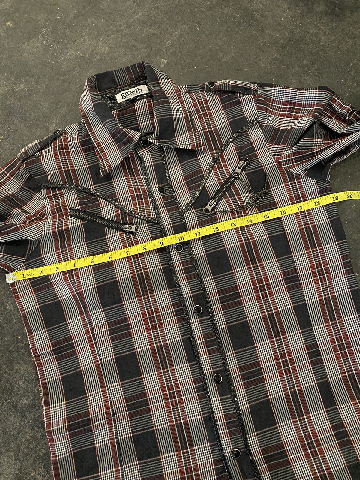 If Six Was Nine × In The Attic × Japanese Brand Y2k Growth In the Attic punk cross Shirt Size US M / EU 48-50 / 2 - 7 Thumbnail