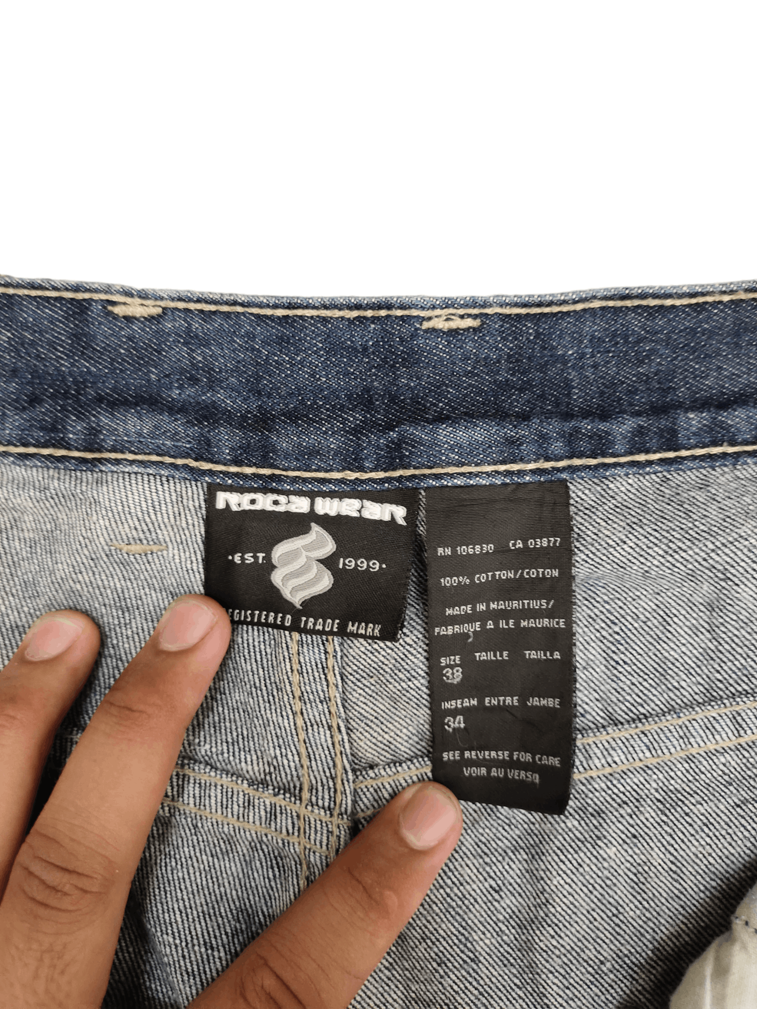 Rocawear Baggy Jeans Rocawear Denim Wide Loose Y2k Streetwear Jnco Size US 36 / EU 52 - 15 Thumbnail