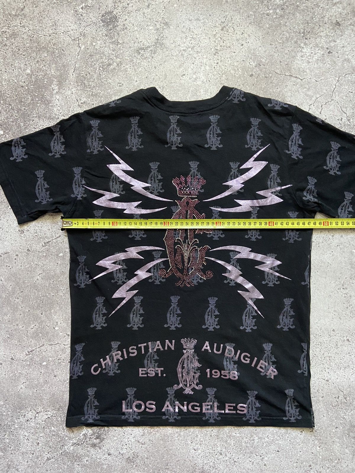Christian Audigier × Ed Hardy × Vintage CHRISTIAN AUDIGIER ED HARDY STYLE TEE Size US XS / EU 42 / 0 - 3 Thumbnail