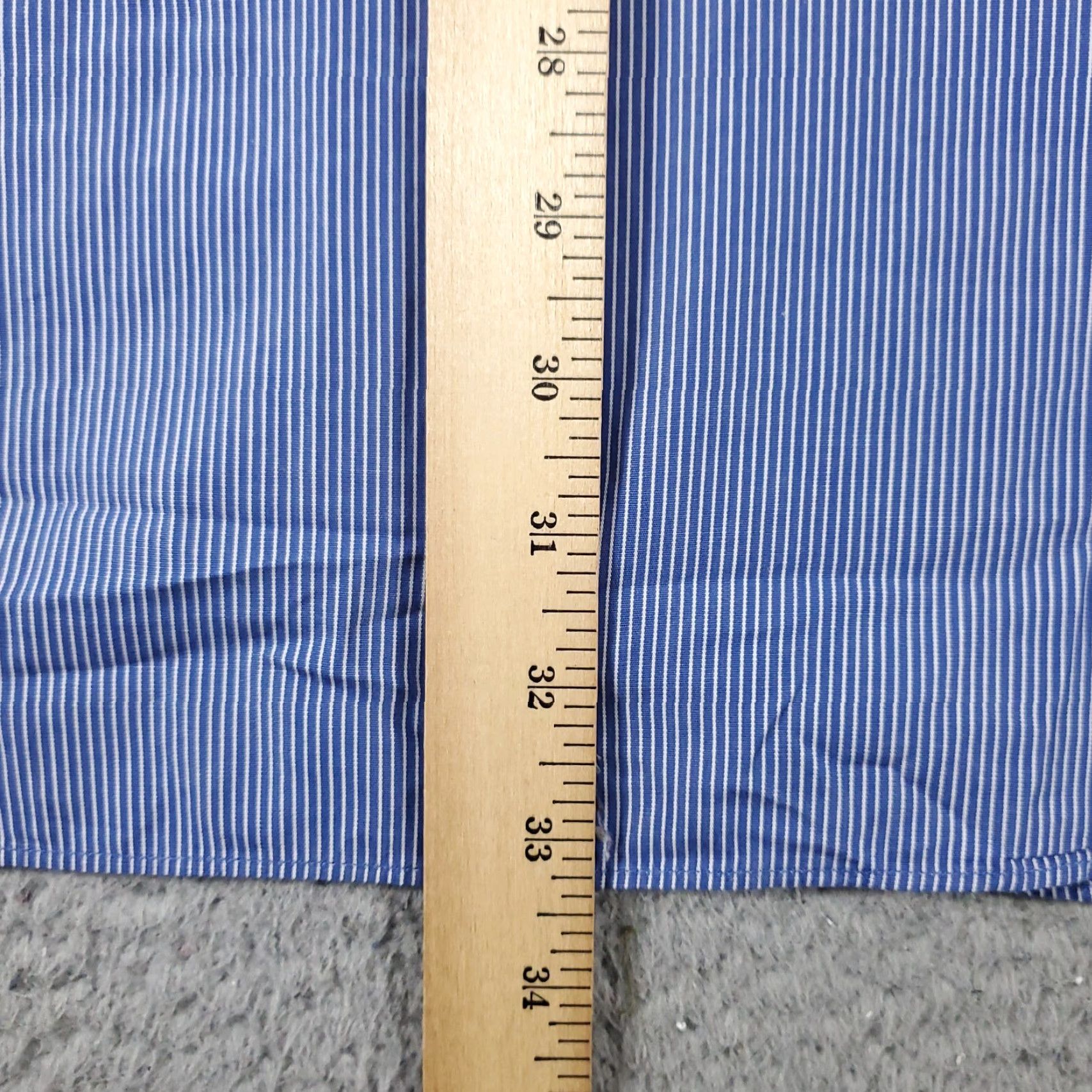 Tommy Hilfiger Tommy Hilfiger Shirt Mens XL Blue Striped Button-Up Long Sleeve Casual Business Formal Workwear - Regular Fit, Cotton Size US XL / EU 56 / 4 - 4 Thumbnail