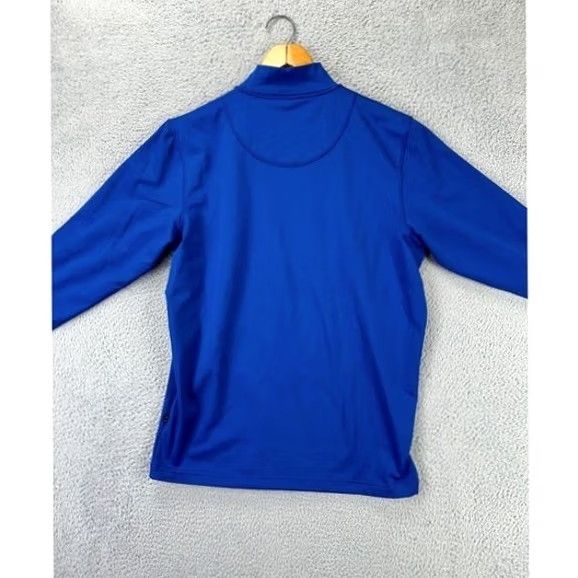Oscar Jacobson VINTAGE Oscar Jacobson Shirt Mens Medium Blue WPS Ron Thermal Turtleneck Pullover Golf Size US M / EU 48-50 / 2 - 2 Thumbnail