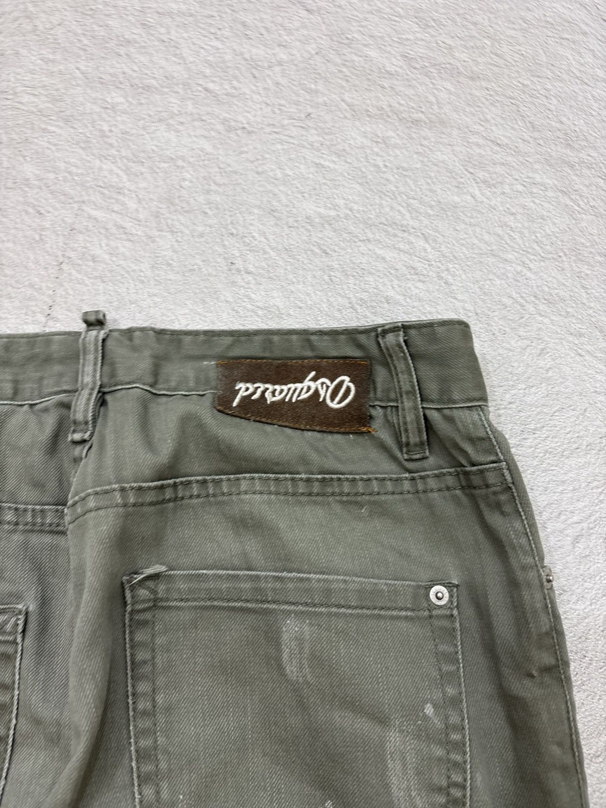 Helmut Lang 2000s Dsquared distressed denim pants y2k style Size US 30 / EU 46 - 8 Thumbnail