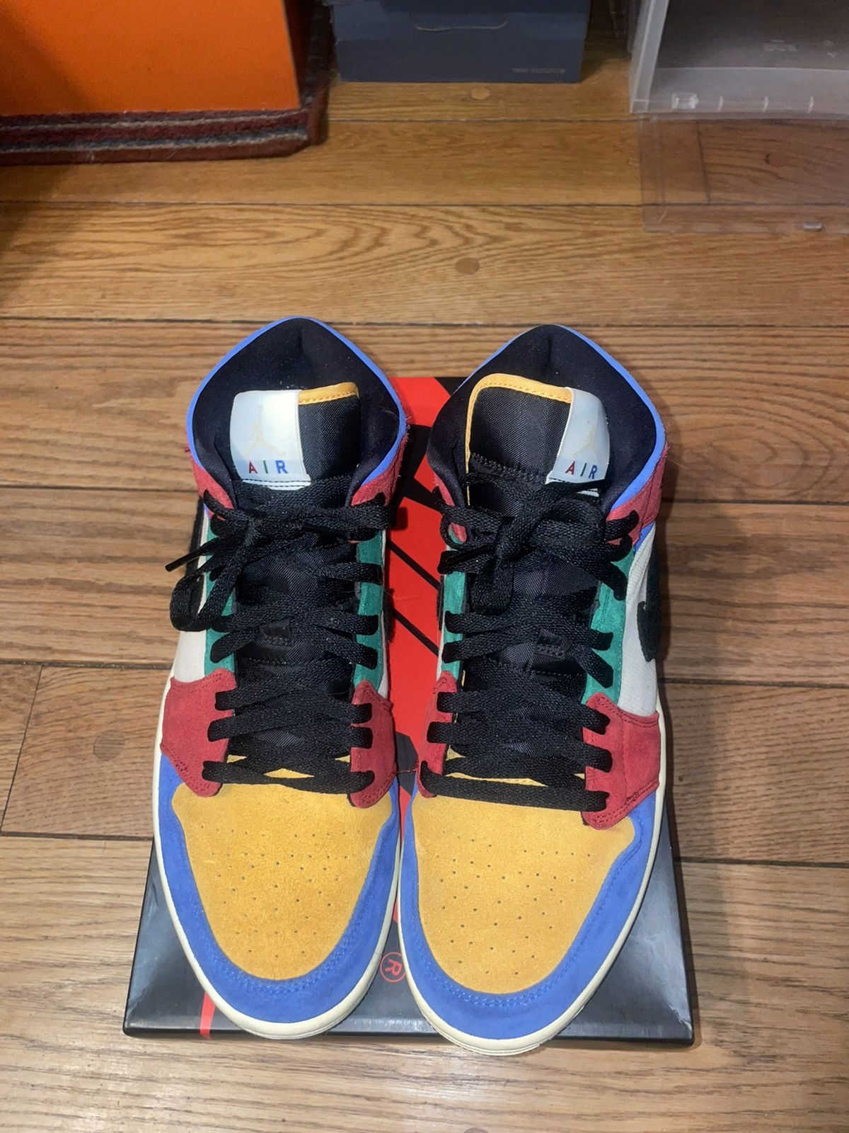 Jordan Brand × Nike Jordan 1 Mid “Fearless Blue the Great” Size US 10.5 / EU 43-44 - 3 Thumbnail
