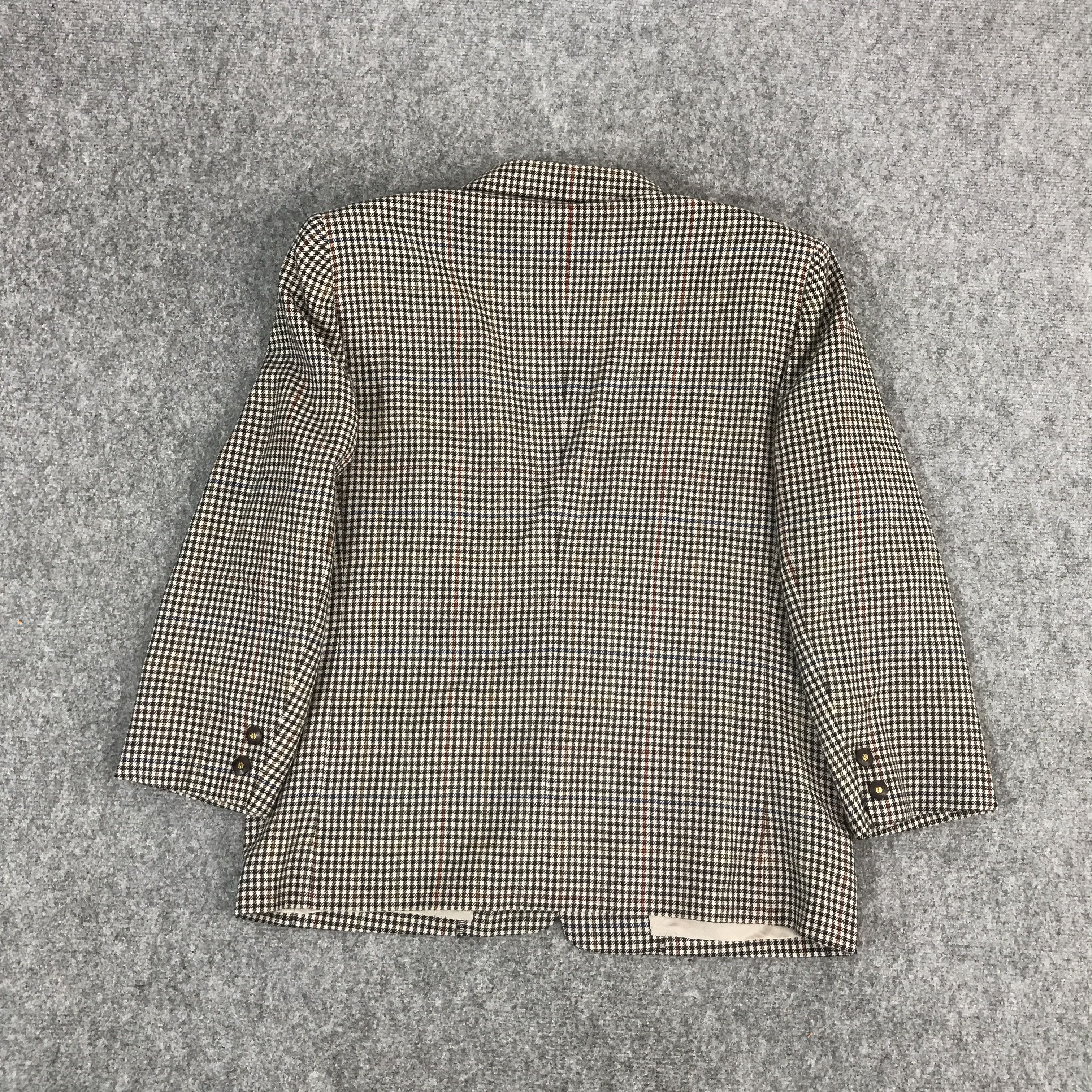Burberry × Japanese Brand × Vintage BURBERRYS FLANNEL BLAZER JACKET Size US M / EU 48-50 / 2 - 2 Thumbnail