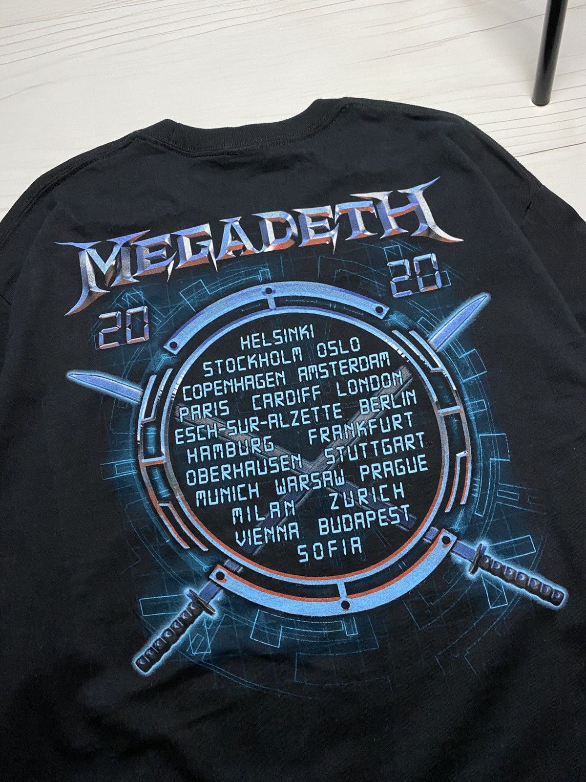 Megadeth Megadeth Dystopia Europe Toure 2020 longsleeve t shirt band Size US XL / EU 56 / 4 - 13 Thumbnail