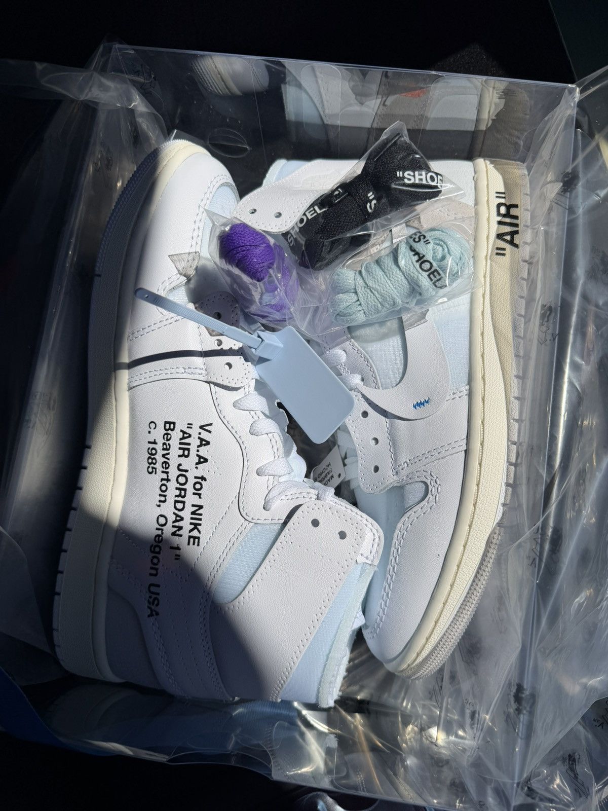 Nike × Off-White Air Jordan 1 High Virgil Abloh Archive “Alaska” Sz 10 DS Size US 10 / EU 43 - 12 Thumbnail