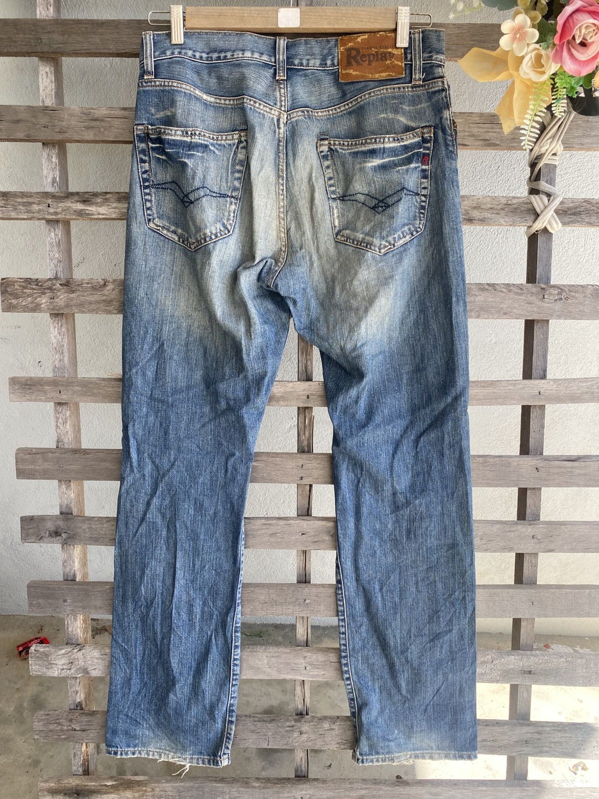 Replay Vintage Replay Denim Pants - Distressed and Fade Size US 32 / EU 48 - 7 Thumbnail