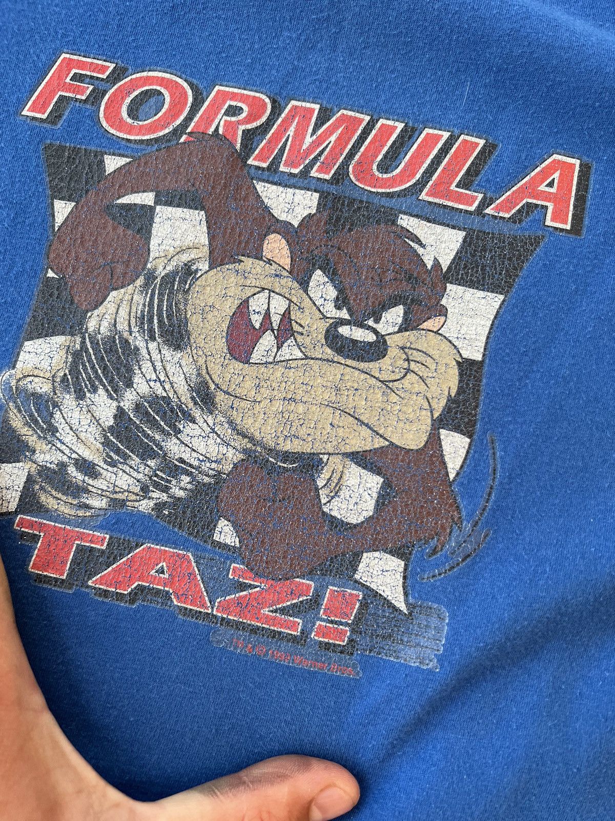 Formula 1 Looney Tunes Formula TAZ! 1999 Tee Size US XL / EU 56 / 4 - 2 Thumbnail