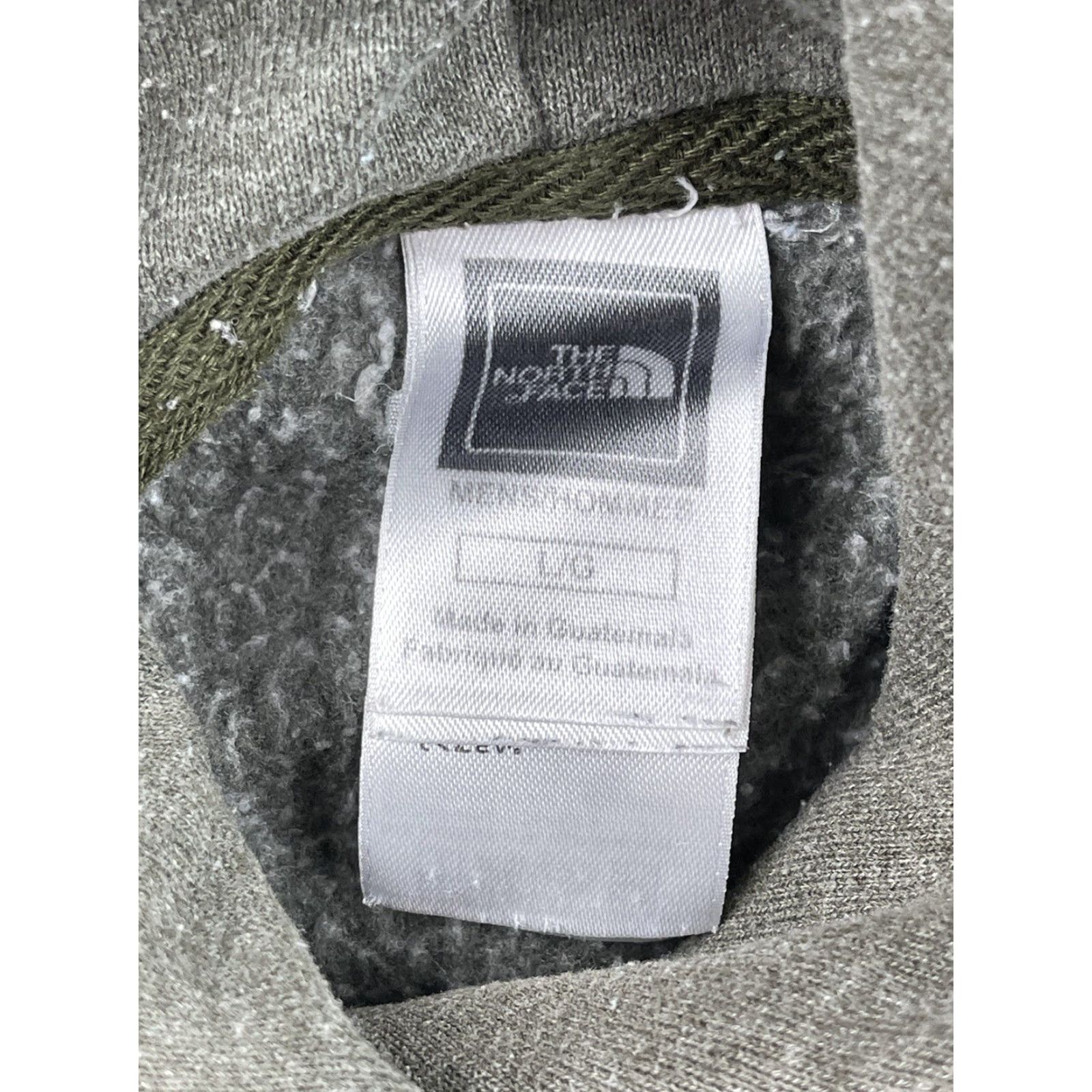 The North Face VINTAGE The North Face Hoodie Sweatshirt Logo Spell Out Pullover Hooded Pockets Gray Large Mens Size US L / EU 52-54 / 3 - 3 Thumbnail