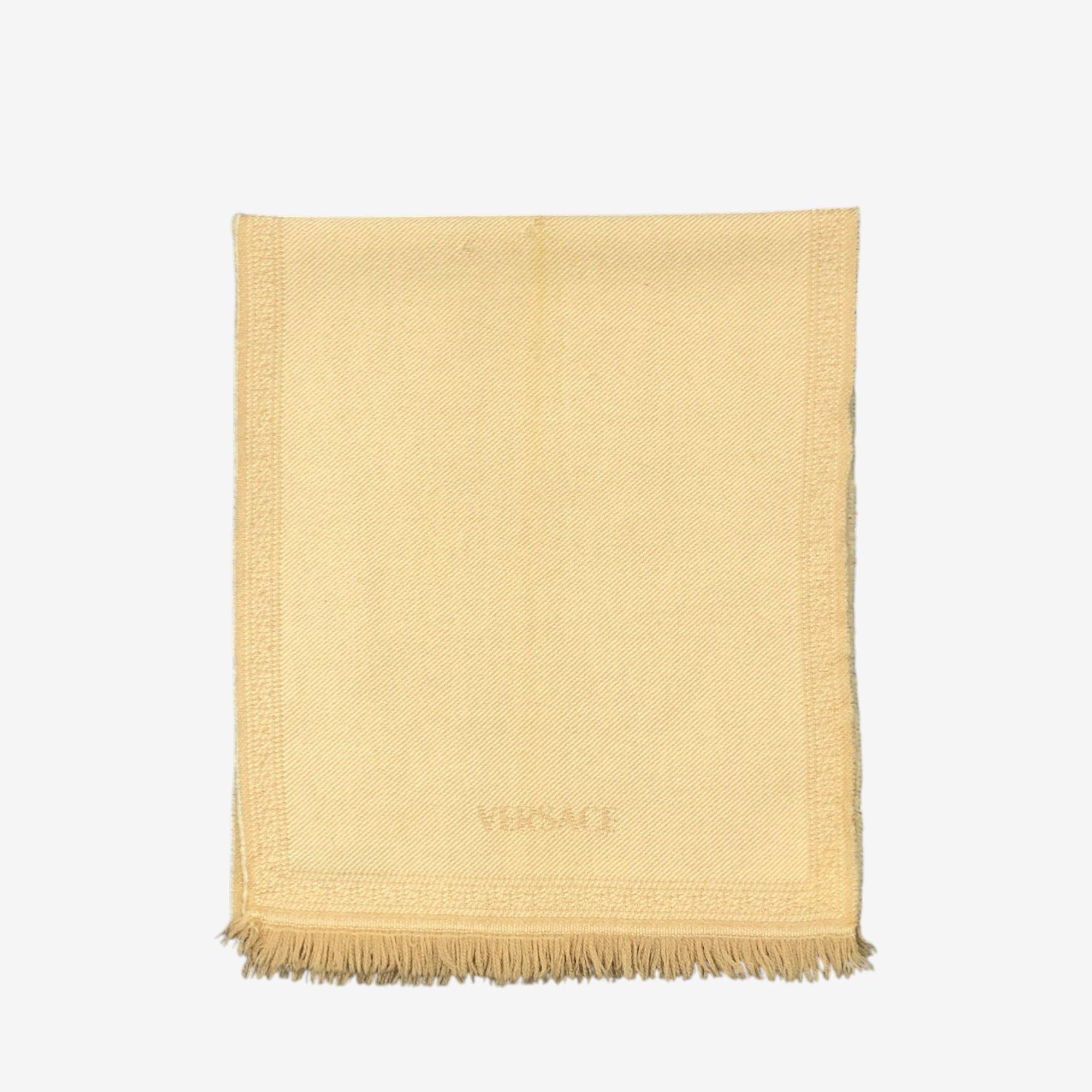 Japanese Brand Vintage Versace Scarf Muffler Wool Winter Scarves Size ONE SIZE - 3 Thumbnail