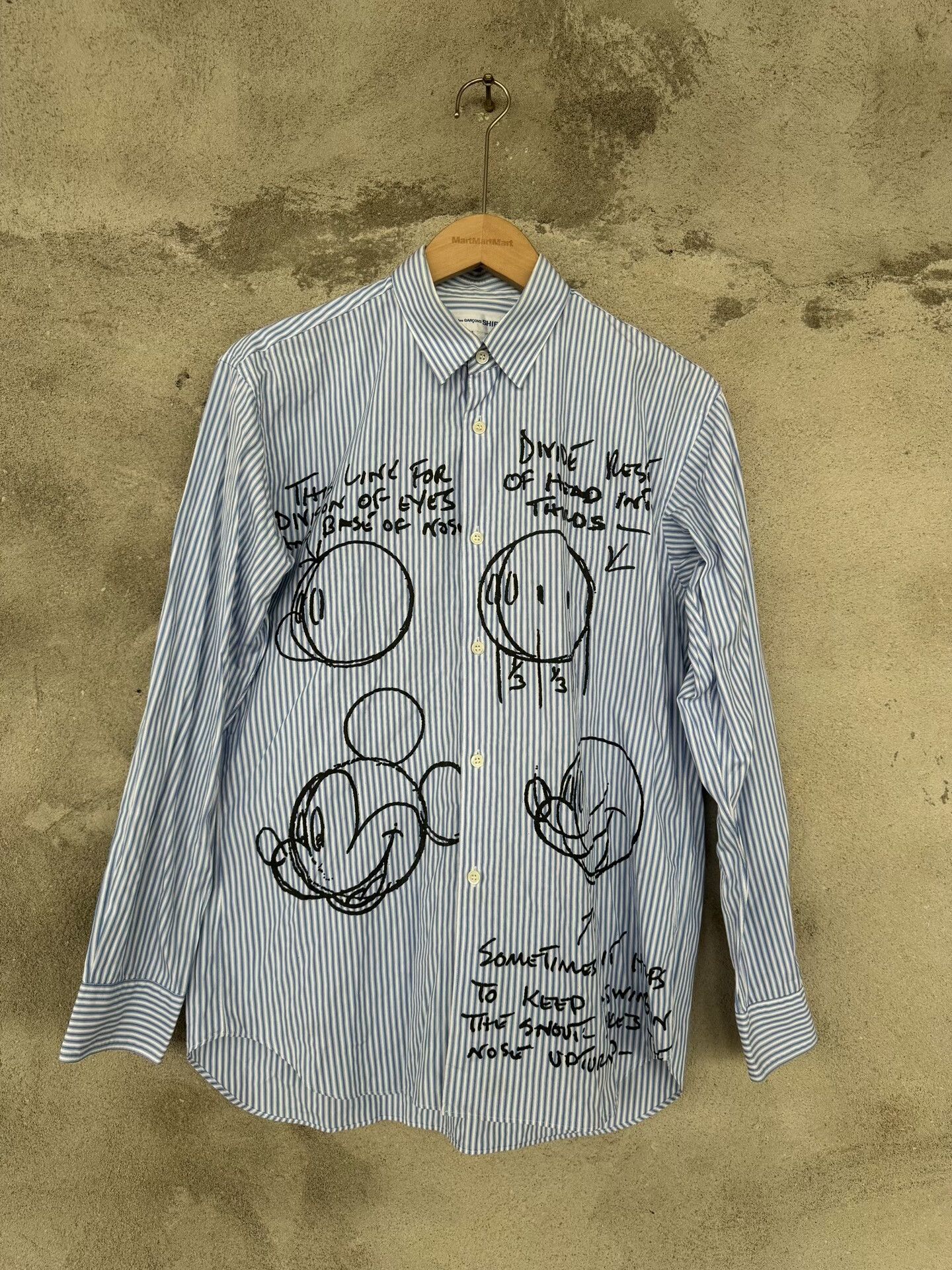 Comme des Garcons Comme Des Garçons Mickey Striped Shirt Size US S / EU 44-46 / 1 - 1 Thumbnail