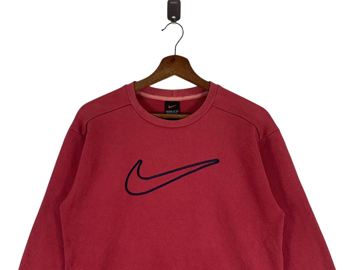 Nike × Vintage VINTAGE 90s NIKE SWOOSH SPORTSWEAR PULLOVER SWEATER Size US M / EU 48-50 / 2 - 3 Thumbnail