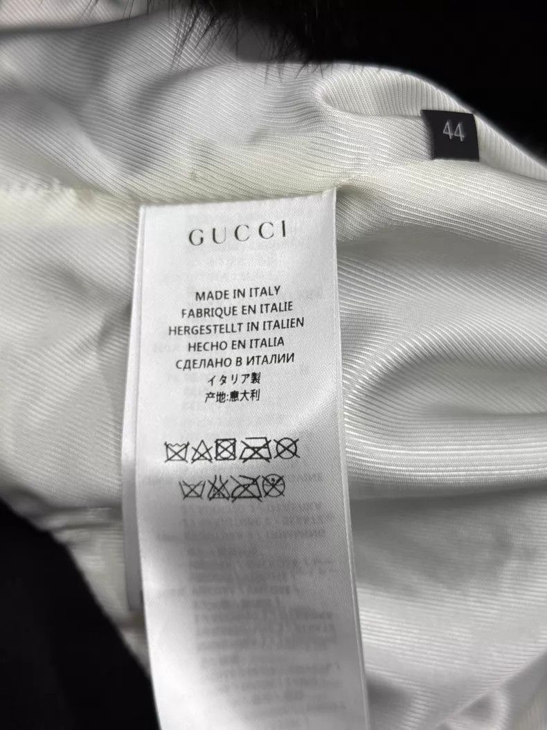 Gucci Gucci Dark blue court style golden bee sleeve badge collar Size M / US 6-8 / IT 42-44 - 5 Thumbnail