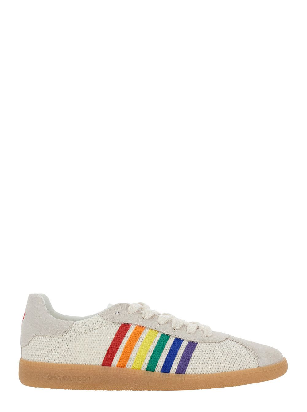 Dsquared2 SNEAKERS - SUEDE+FABRIC+NYLON - WHITE+MULTICOLOR Size US 8 / EU 41 - 1 Thumbnail