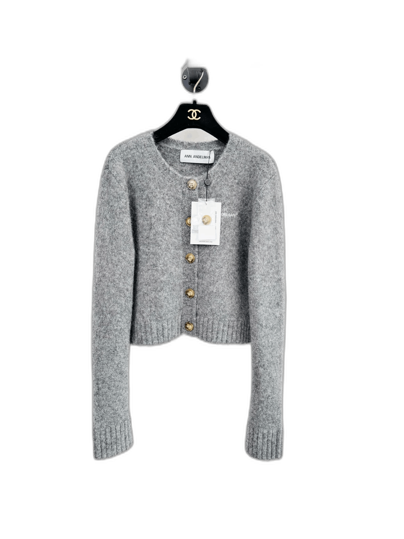 Ann Demeulemeester **Ann Andelman Grey Cardigan with Tags** Size M / US 6-8 / IT 42-44 - 1 Thumbnail