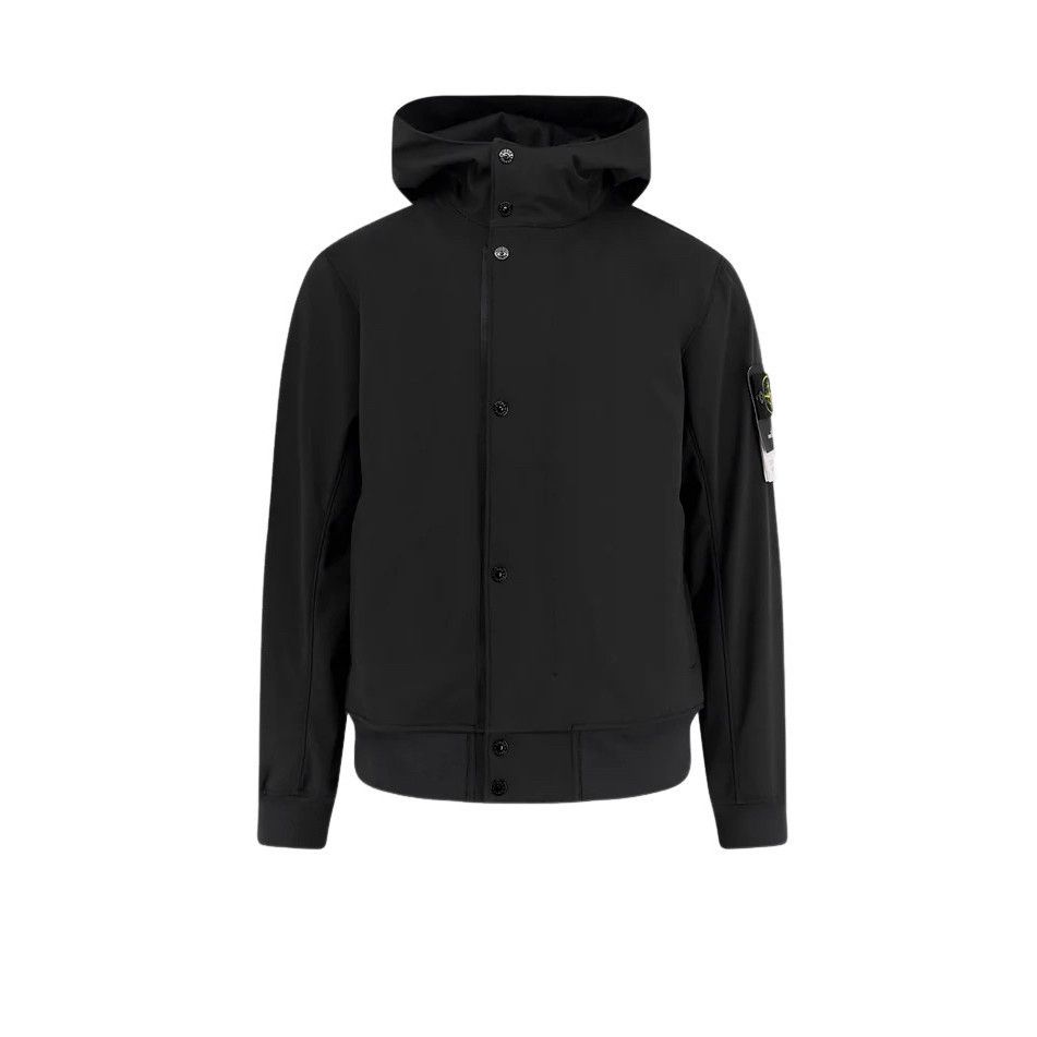 STONE ISLAND Black Light Soft Shell Jacket New & Authentic (
