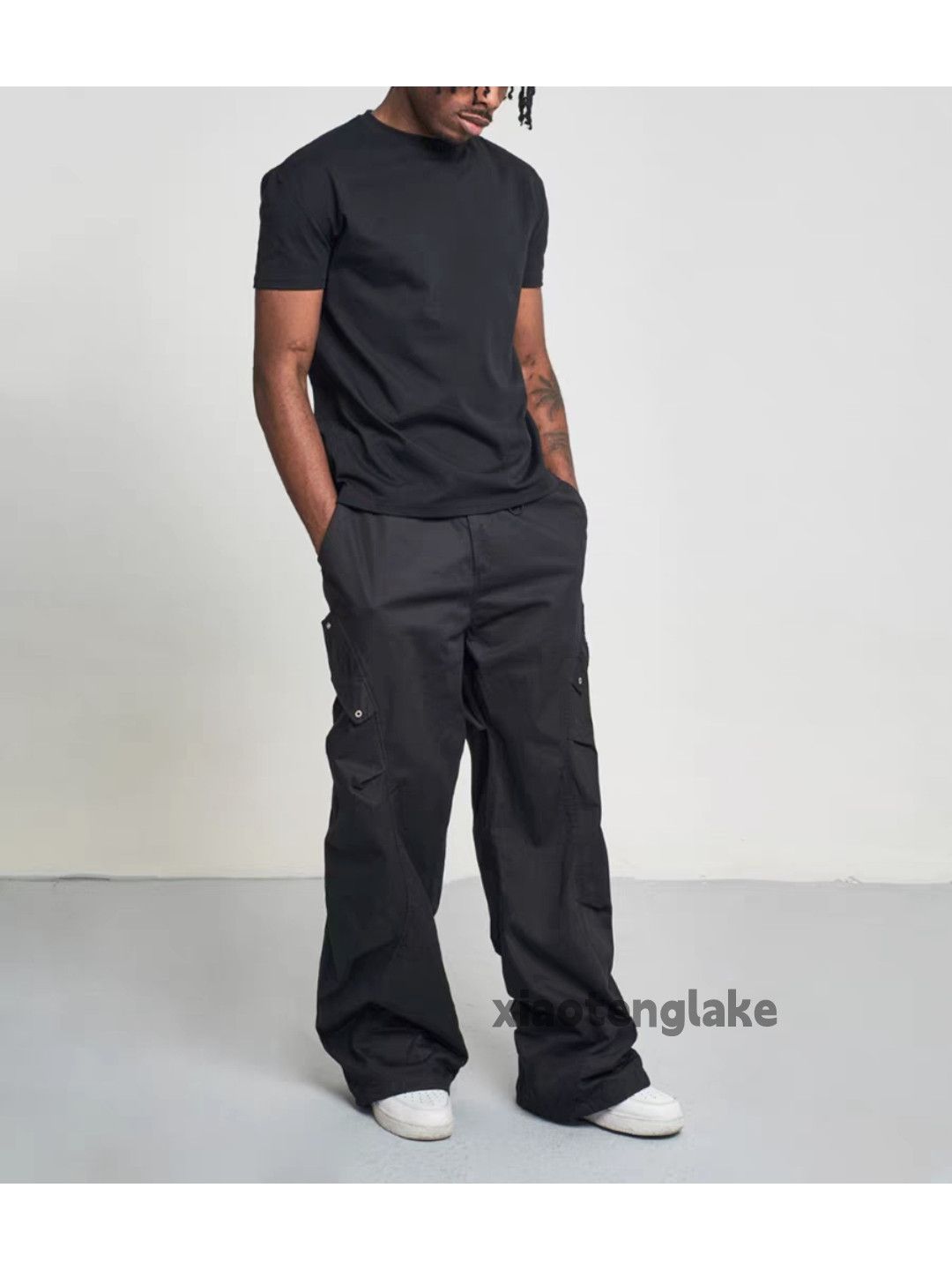 Designer × Vintage urban outdoor sports loose baggy military cargo pants Size US 34 / EU 50 - 4 Thumbnail