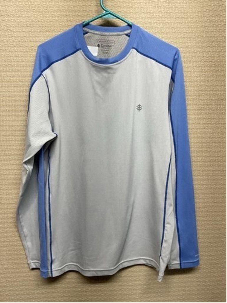 Other Coolibar Blue UPF 50+ Long Sleeve Hiking T-Shirt Top Men L Size US L / EU 52-54 / 3 - 1 Thumbnail
