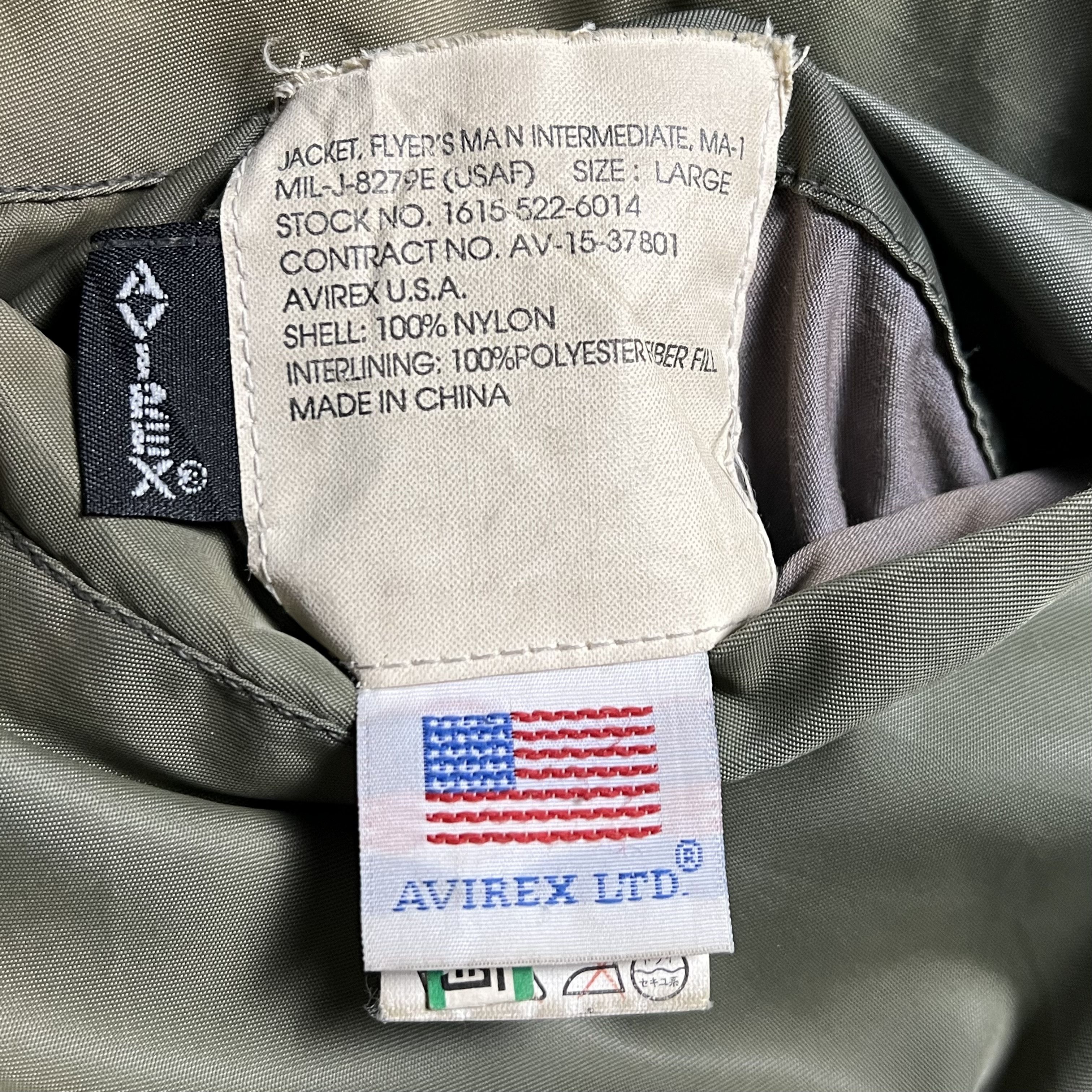 Avirex × Vintage Avirex Bomber Flight Jacket Size US L / EU 52-54 / 3 - 3 Thumbnail