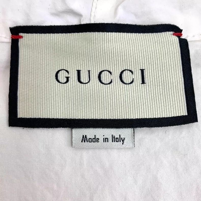 Gucci Gucci Beige Striped Cotton Hoodie Sweatshirt-2505 Size L / US 10 / IT 46 - 7 Thumbnail