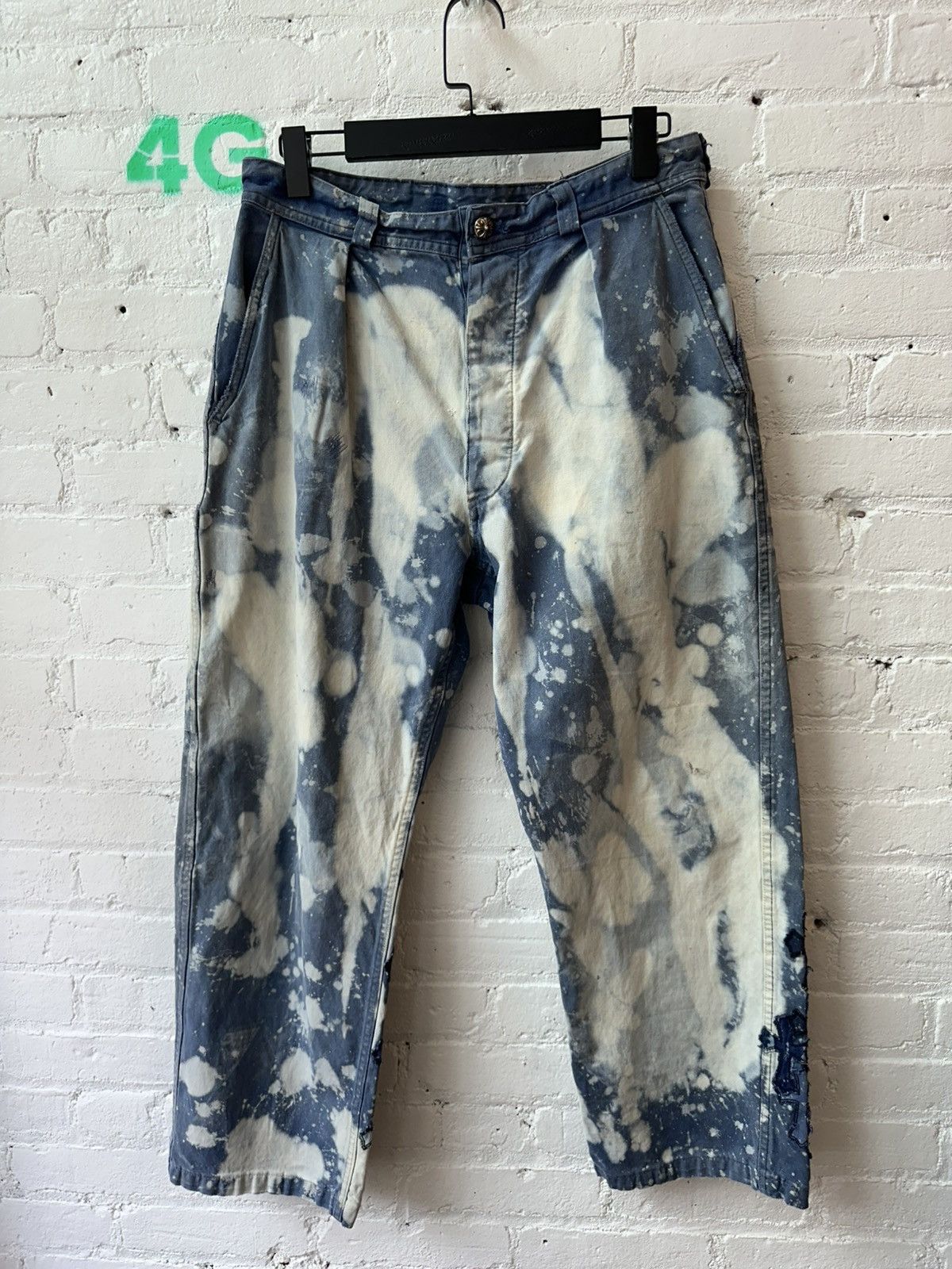 Chrome Hearts Chrome Hearts 100 cross patch jeans size 30 Size US 30 / EU 46 - 7 Thumbnail