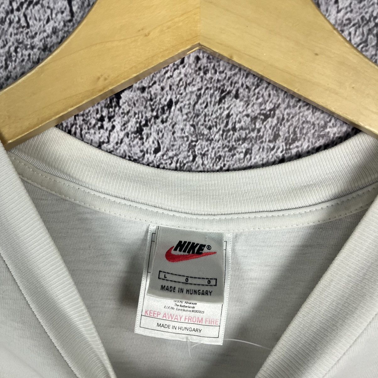 Nike × Vintage ✈️VINTAGE✈️ Nike Sport Front Printed Centre oval logo T-Shirt Size US L / EU 52-54 / 3 - 6 Thumbnail