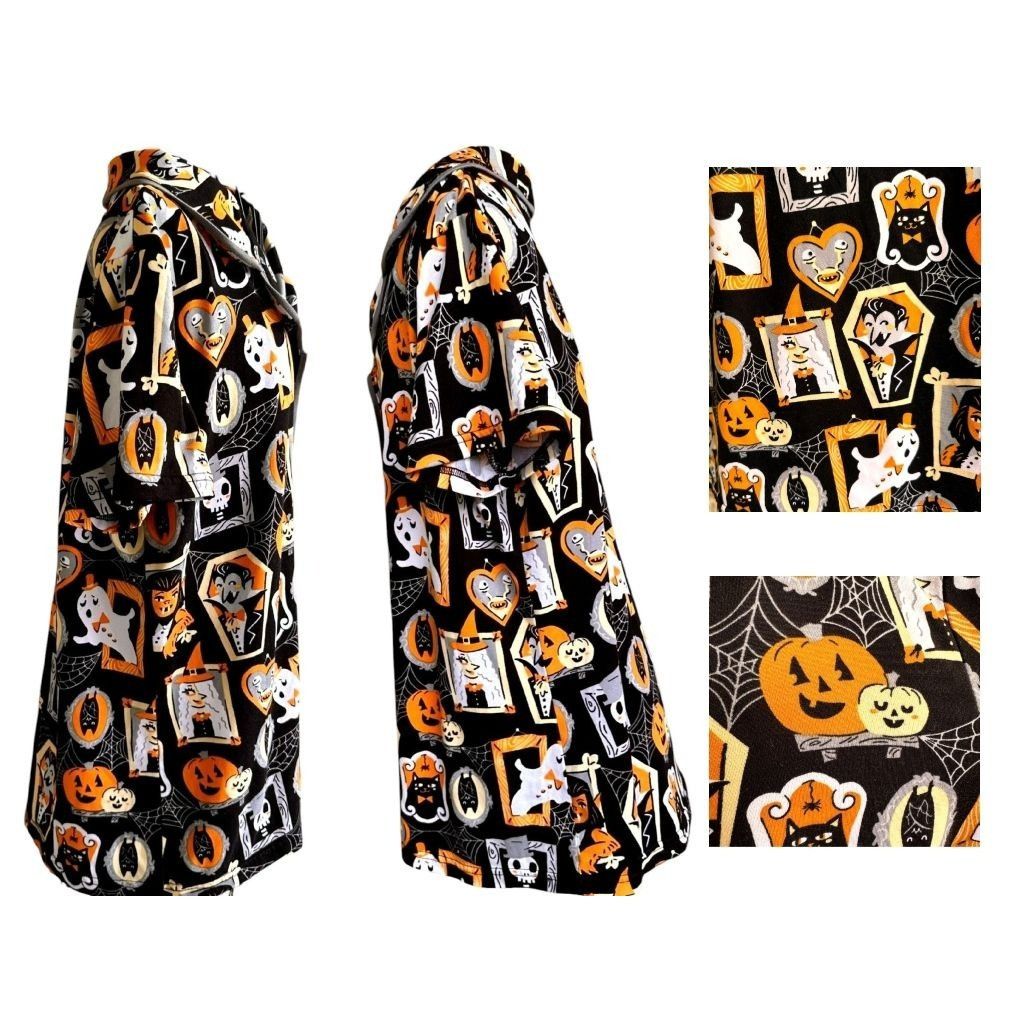 Other Munki Munki Halloween Pajama Top Large Short Sleeves Button Size L / US 10 / IT 46 - 11 Thumbnail