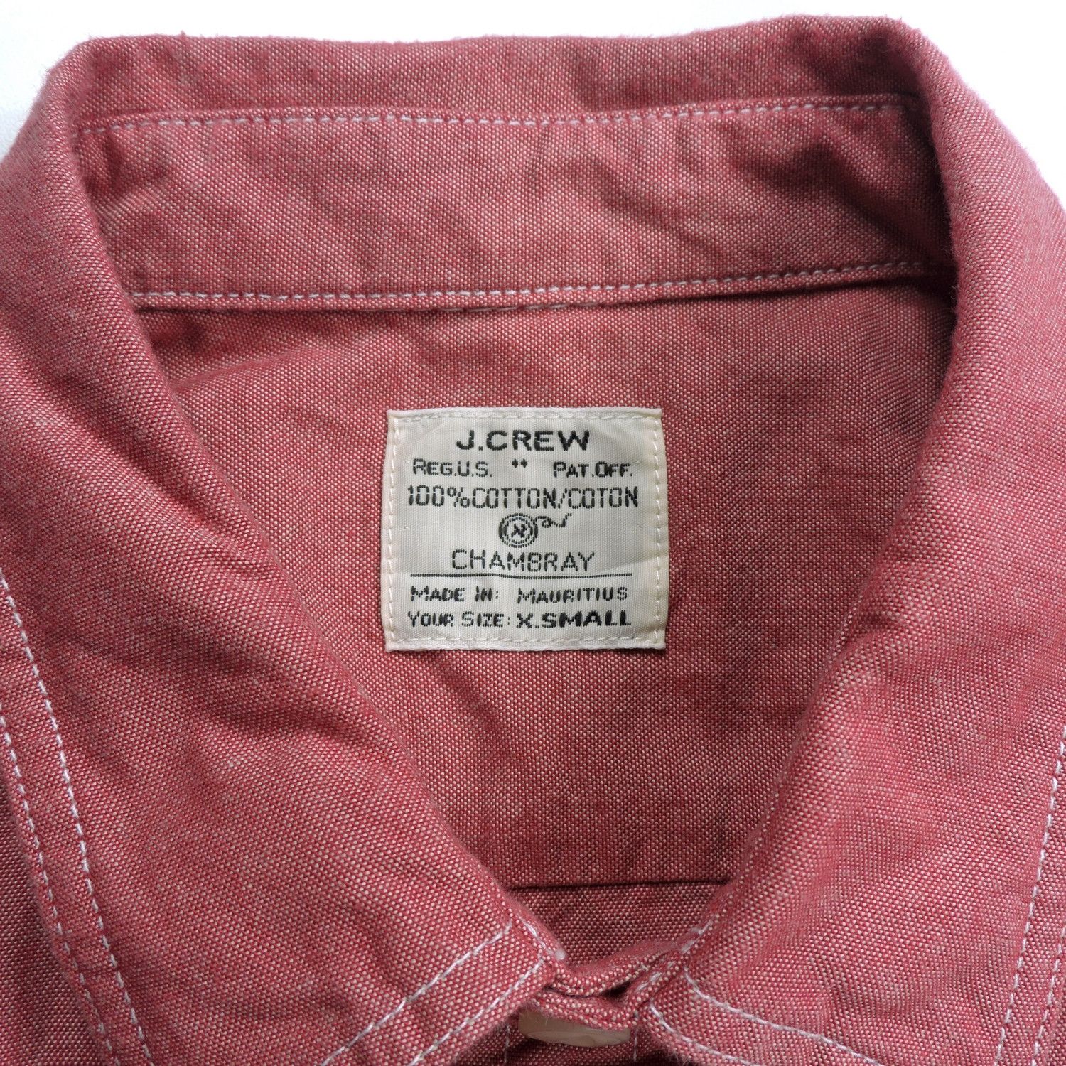 J.Crew J. CREW CHAMBRAY LONG SLEEVE SHIRT Size US XS / EU 42 / 0 - 3 Thumbnail