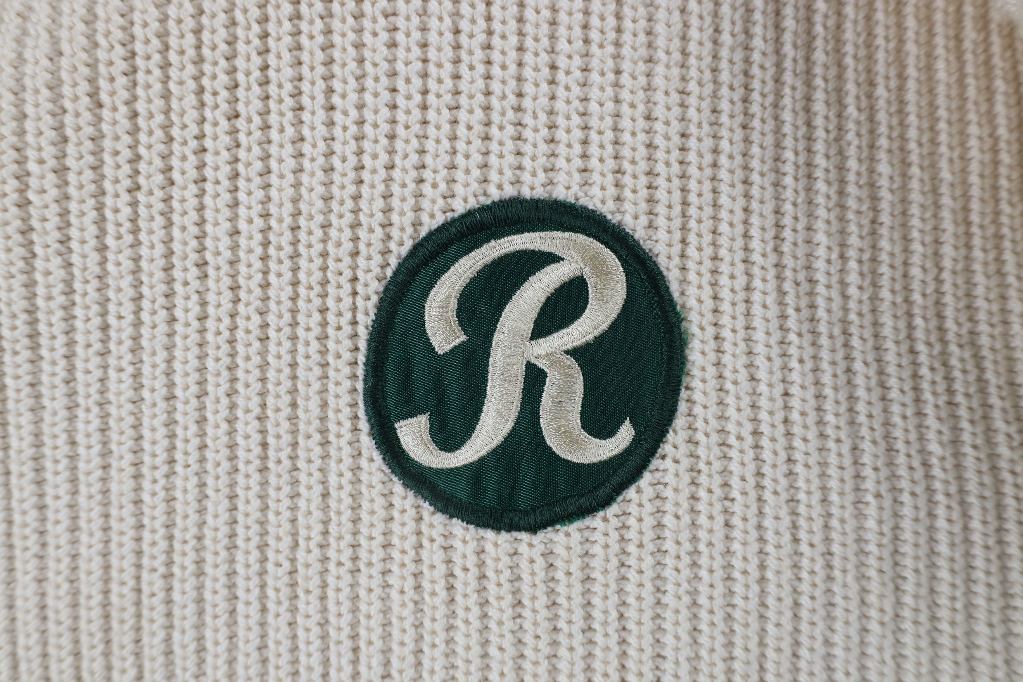 Vintage Vintage 90s Streetwear Monogram Cotton Ribbed Knit Sweater Size US XL / EU 56 / 4 - 4 Thumbnail