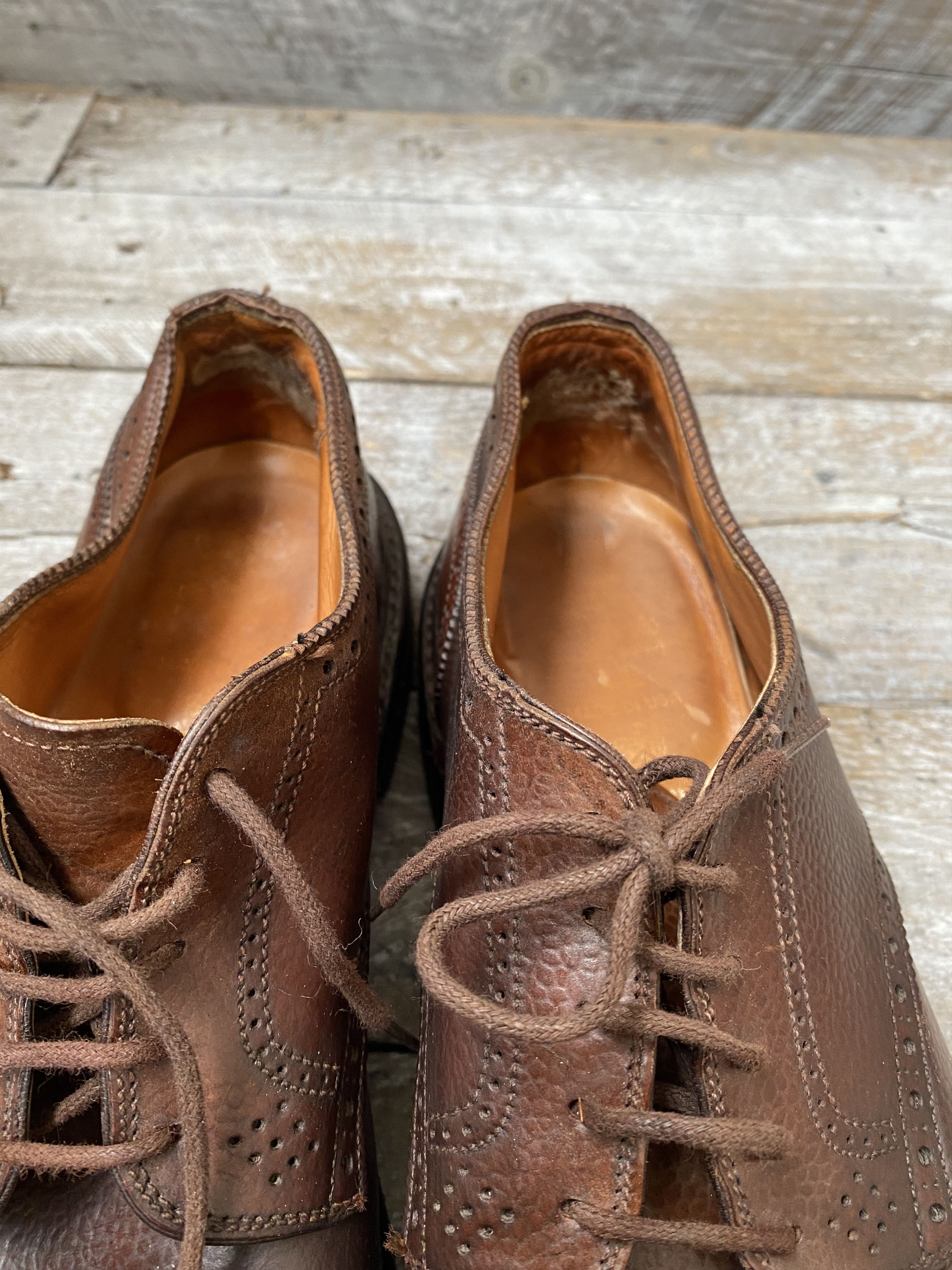 Alden Alden cap-toe oxford shell cordovan shoes Size US 8.5 / EU 41-42 - 16 Thumbnail