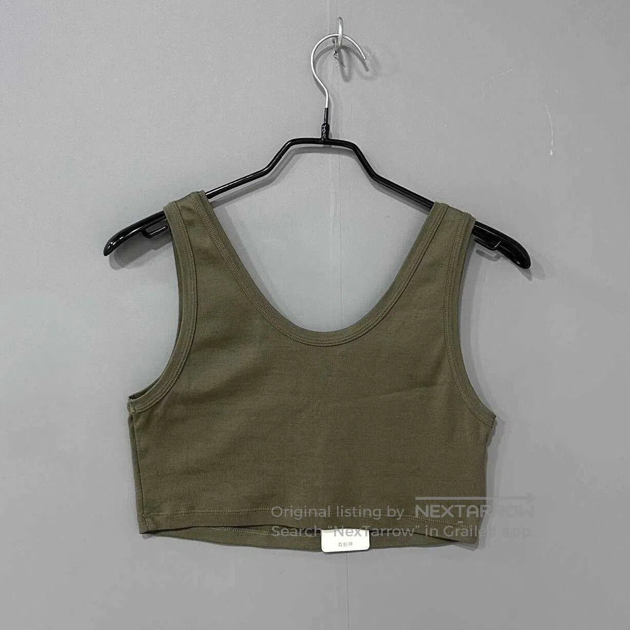 Prada Prada Green Logo Triangle Tank Top. Size M / US 6-8 / IT 42-44 - 3 Thumbnail