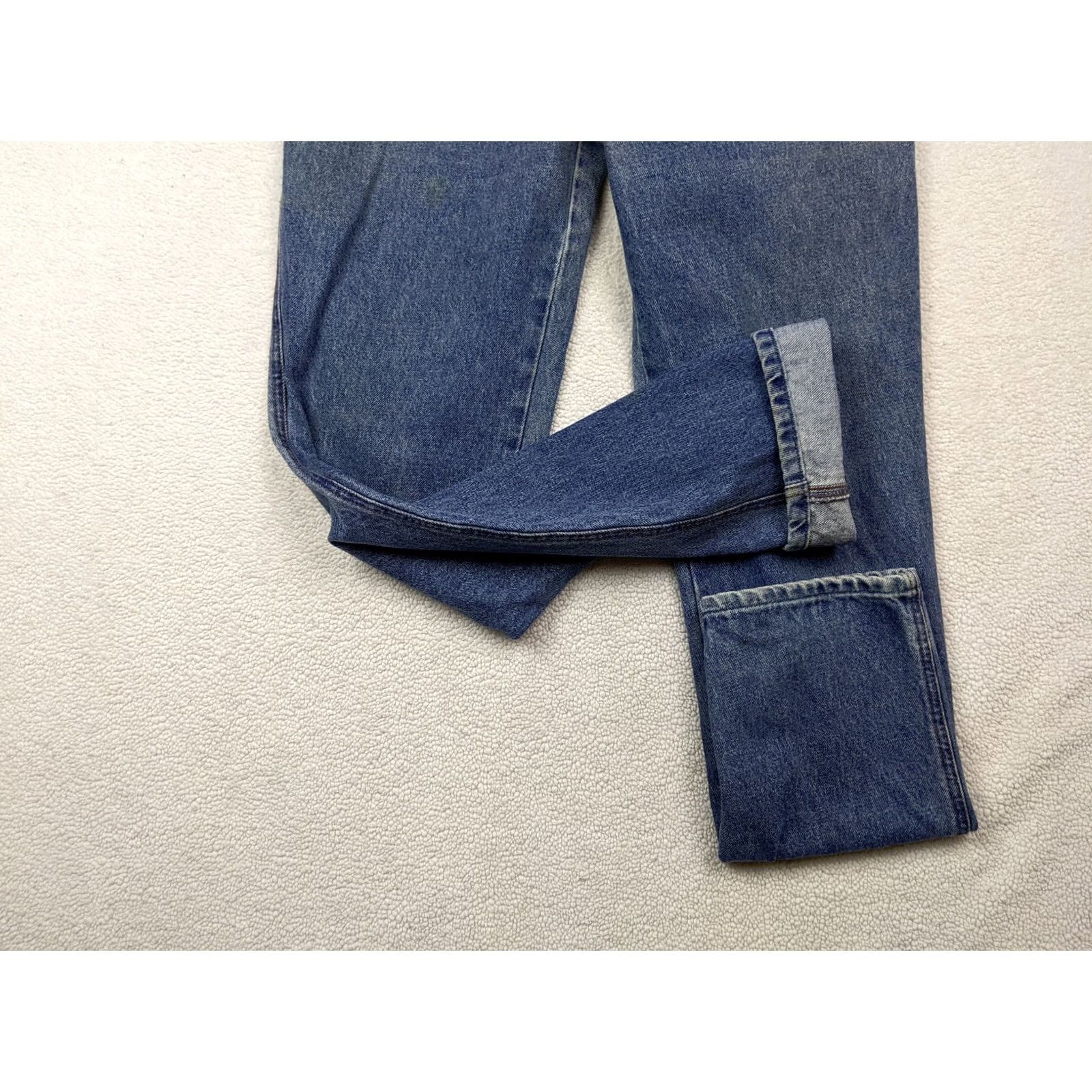 Vintage Vtg Rockies Women Jeans Tall 12T High Rise Tapered Mid Wash Blue Denim Mom Fit Womens Size 27" / US 4 / IT 40 - 3 Thumbnail