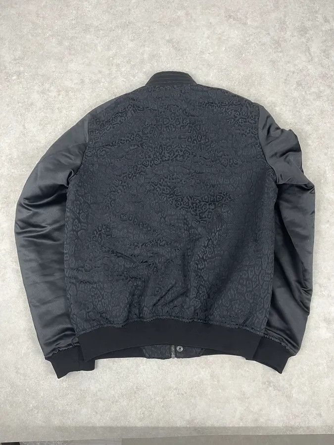 Just Cavalli AW2018 Cavalli Black Leopard Nylon Bomber Jacket Size US M / EU 48-50 / 2 - 7 Thumbnail