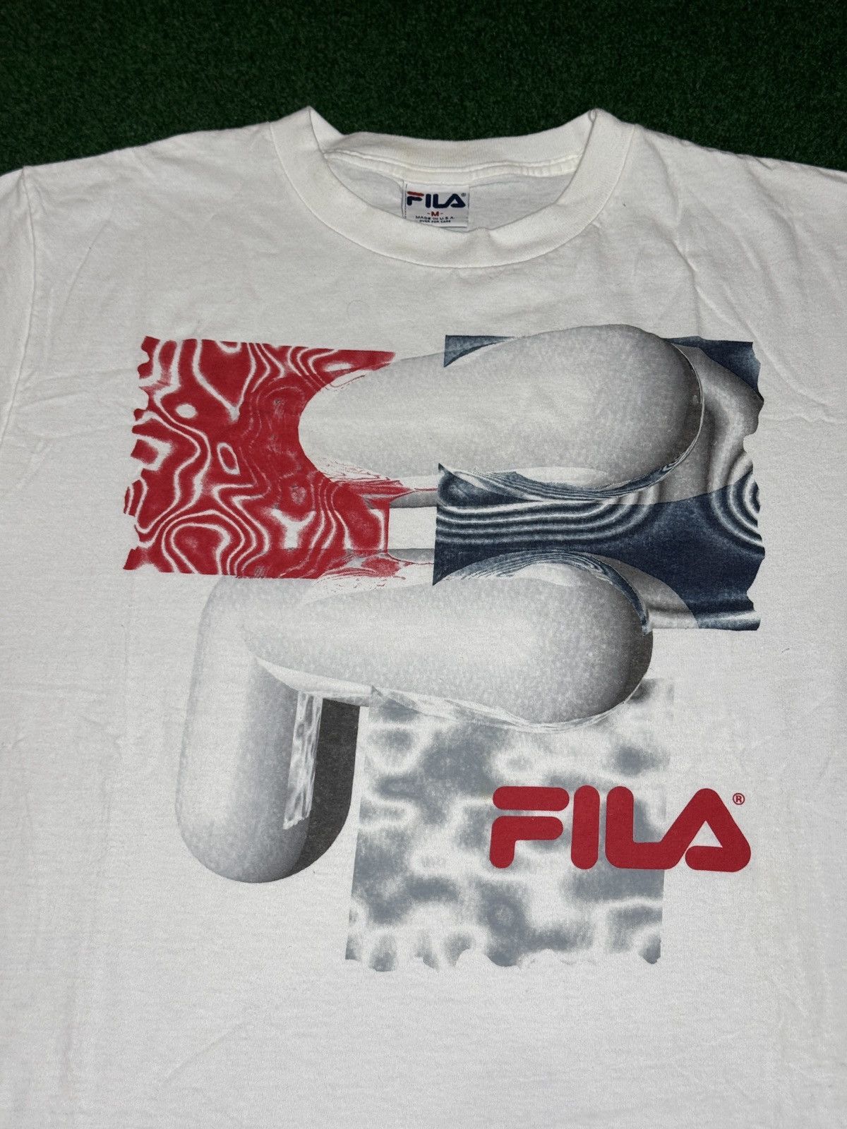 Fila Fila Vintage T Shirt 90s Hip Hop Med Oversized Baggy Shirt Size US M / EU 48-50 / 2 - 2 Thumbnail