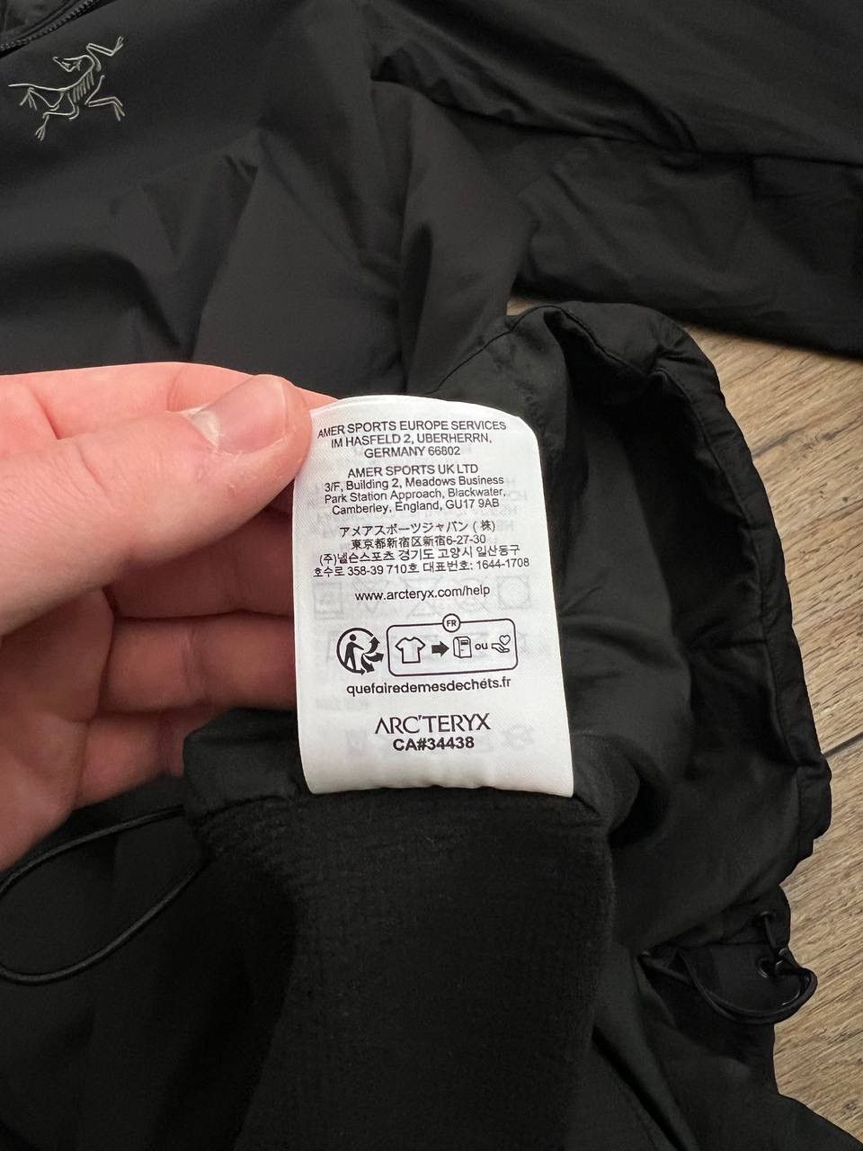 Arc'teryx Arc’teryx Atom Mens Lt Black Hoodye Jacket Size US XL / EU 56 / 4 - 13 Thumbnail