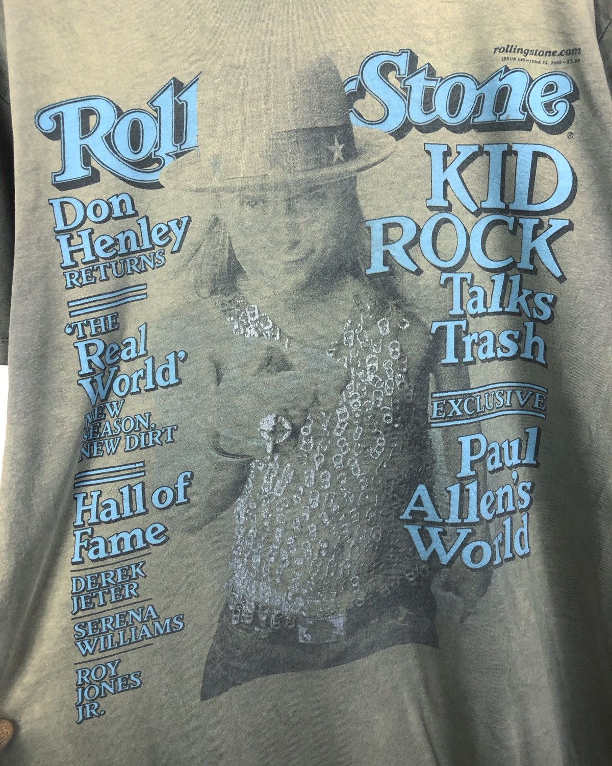 Band Tees Vintage Y2K Kid Rock Cover The Rolling Stones Magazine Tee Size US M / EU 48-50 / 2 - 3 Thumbnail