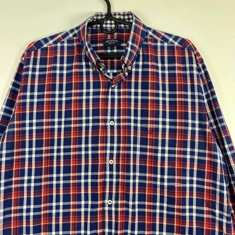 Paul & Shark Paul And Shark Yachting Plaid Long Sleeve Shirt Size L Size US L / EU 52-54 / 3 - 2 Thumbnail