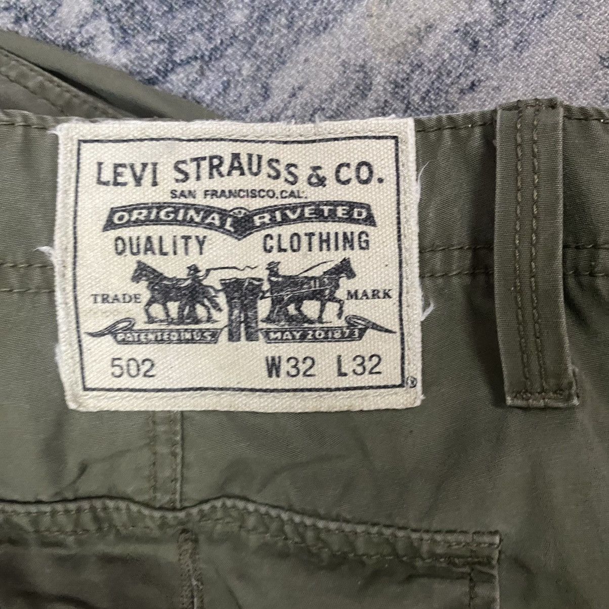 Levi's × Vintage Vtg Levis 502 Cargo Pants Size US 32 / EU 48 - 5 Thumbnail