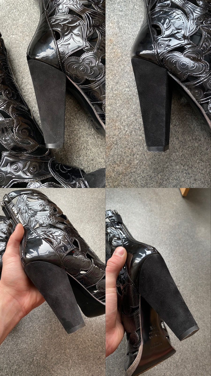 Balmain BALMAIN Runway SS12 Leather High Heels Ankle Boots Size US 8.5 / IT 38.5 - 12 Thumbnail