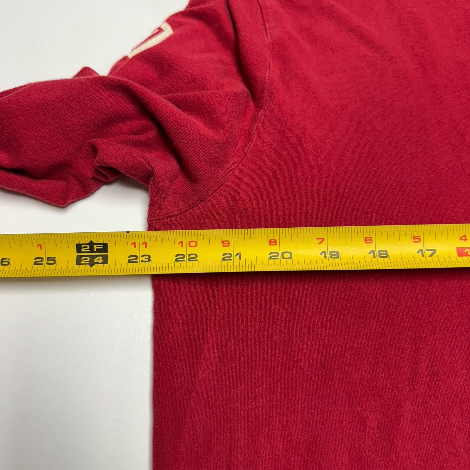 Polo Ralph Lauren Vintage Polo Jeans Co T Shirt Mens Large 23x29.5 Red Long Sl Size US L / EU 52-54 / 3 - 15 Thumbnail