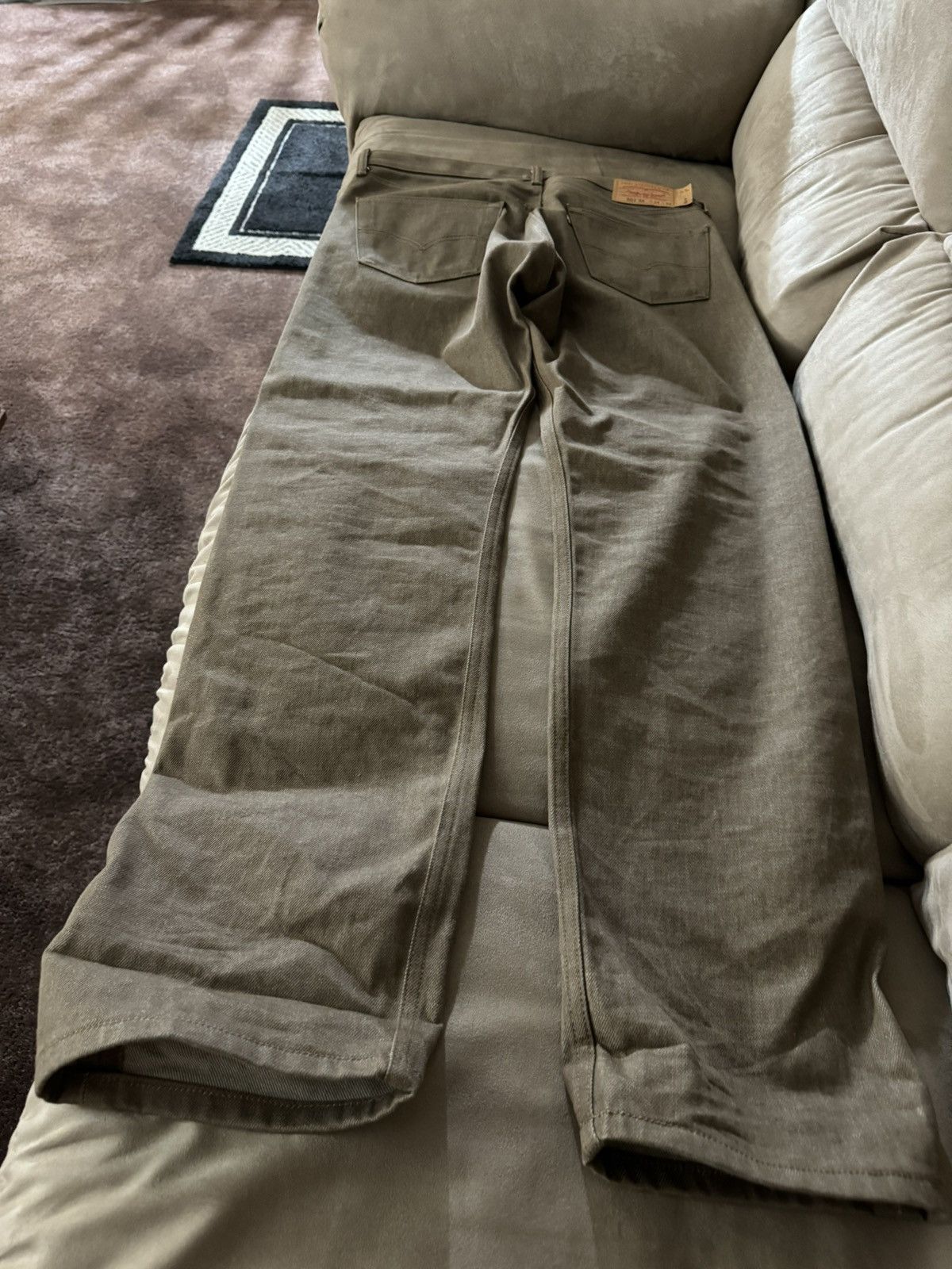 Levi's Levi’s 501XX Jeans - Mustard Gold Color - Size 34x34 Size US 34 / EU 50 - 9 Thumbnail