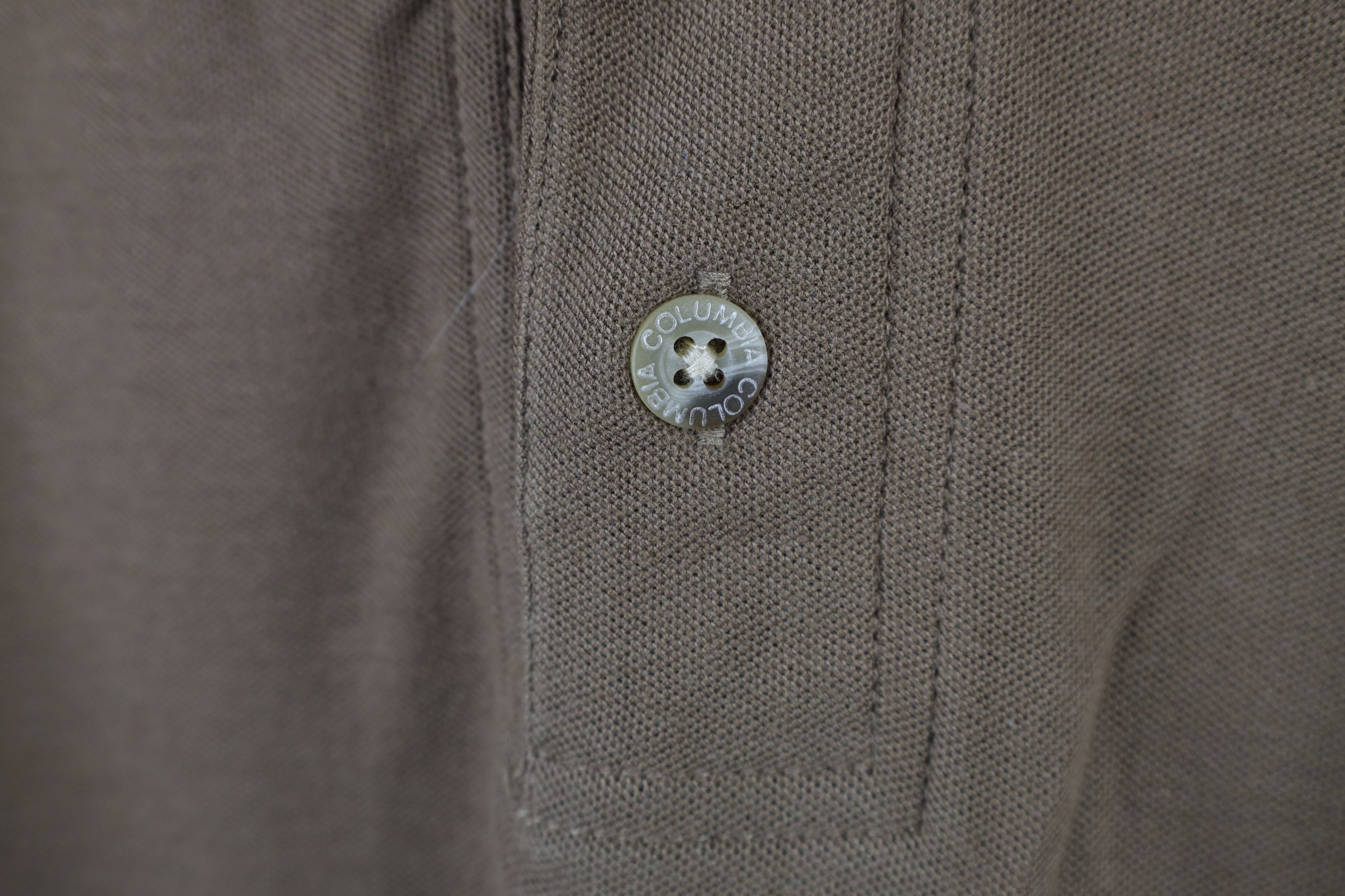 Columbia × Vintage Deadstock Vintage Columbia Short Sleeve Polo Shirt Brown Size US XL / EU 56 / 4 - 5 Thumbnail