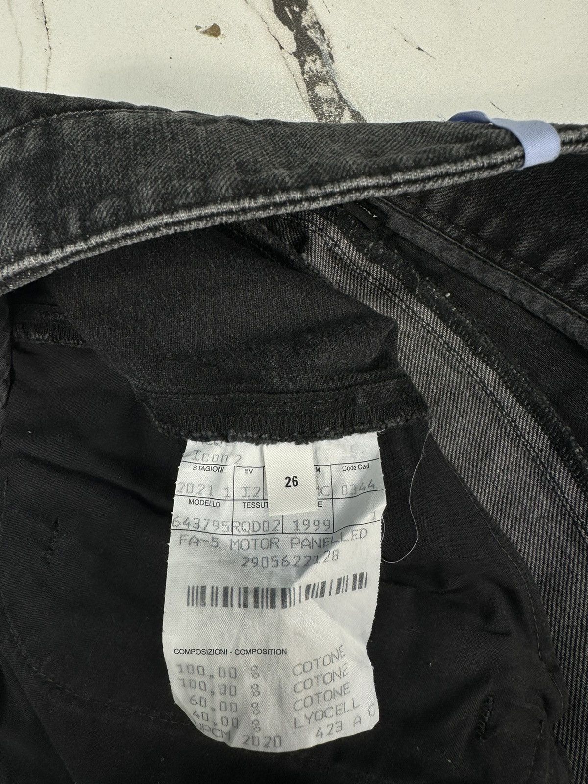 McQ Alexander McQueen MCQ BLACK DENIM MOTOR PANELED SKIRT Size 26" / US 2 / IT 38 - 12 Thumbnail
