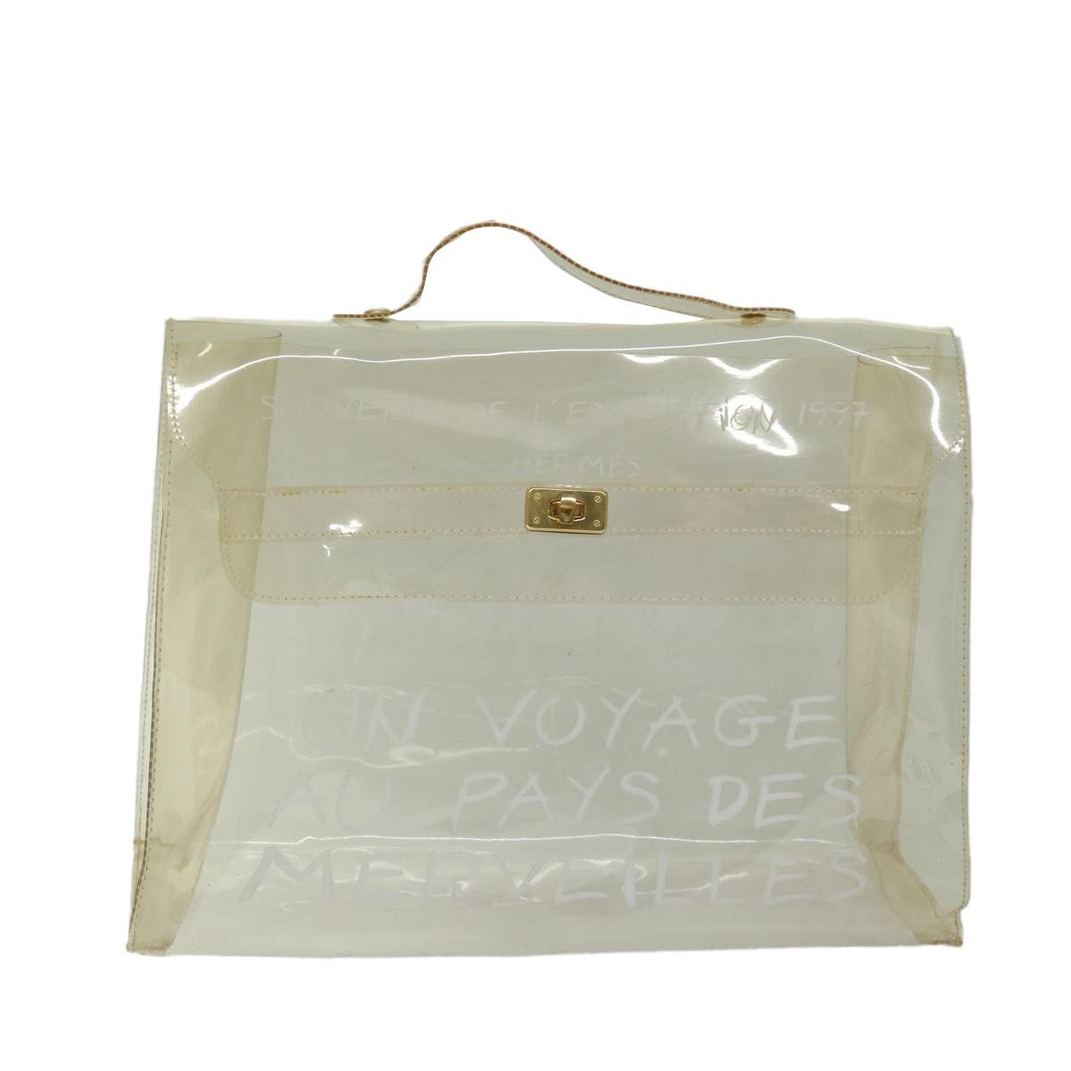 Hermes HERMES Vinyl Kelly Hand Bag Vinyl Clear Size ONE SIZE - 13 Thumbnail