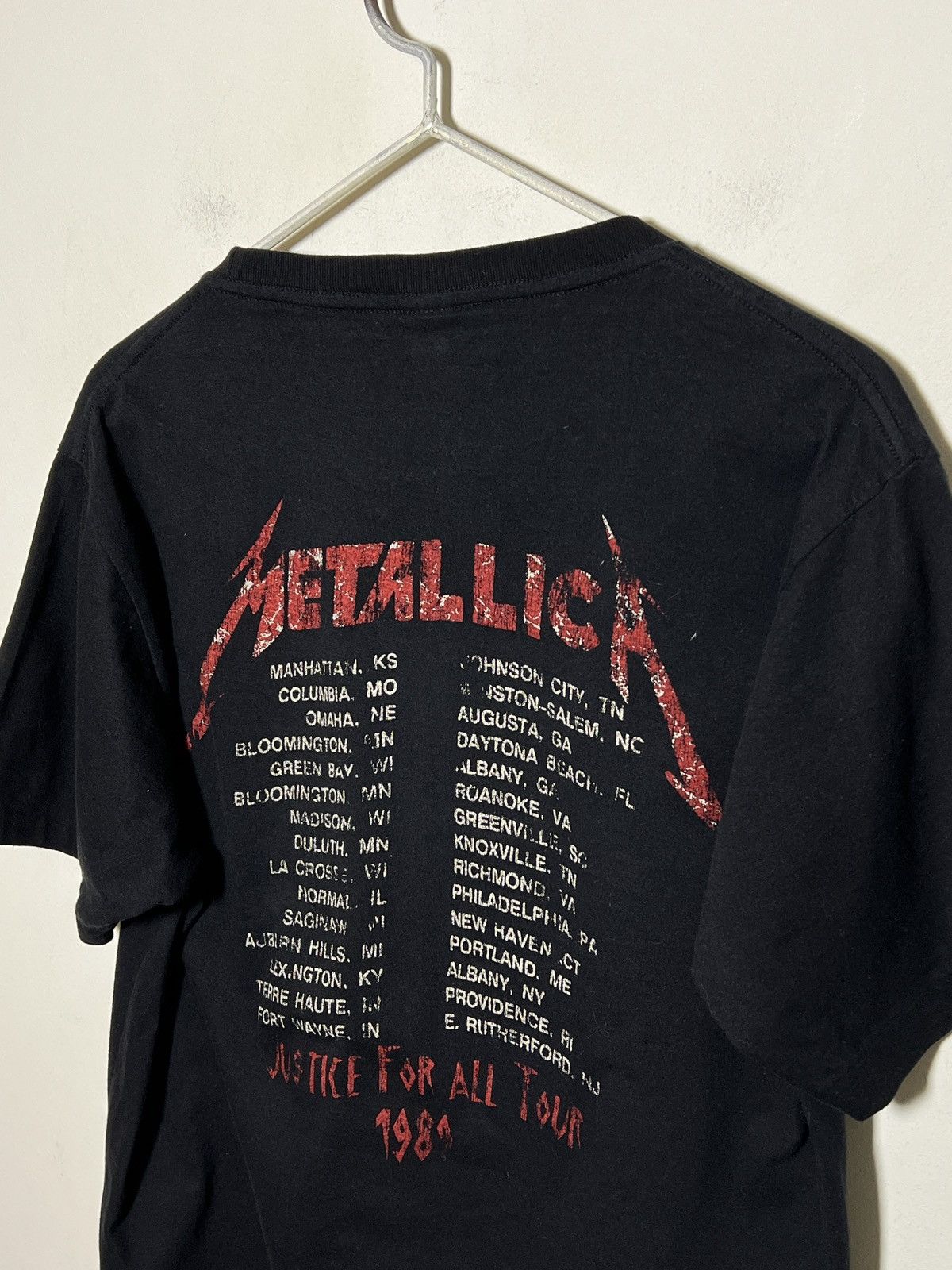 Metallica metallica and justice for all single stitch t shirt Size US L / EU 52-54 / 3 - 6 Thumbnail