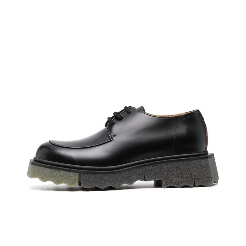 Off-White o1rshd1 Sponge Sole Leather Paraboot in Black Size US 10 / EU 43 - 1 Thumbnail
