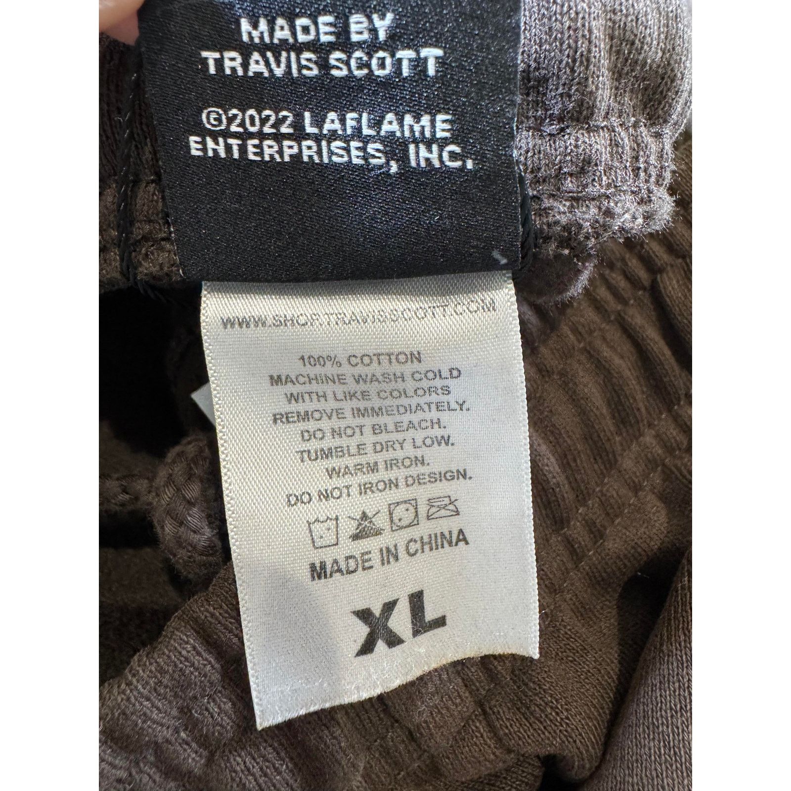 Other Cactus Jack Forward Never Backword Brown Sweats Size US 36 / EU 52 - 3 Thumbnail