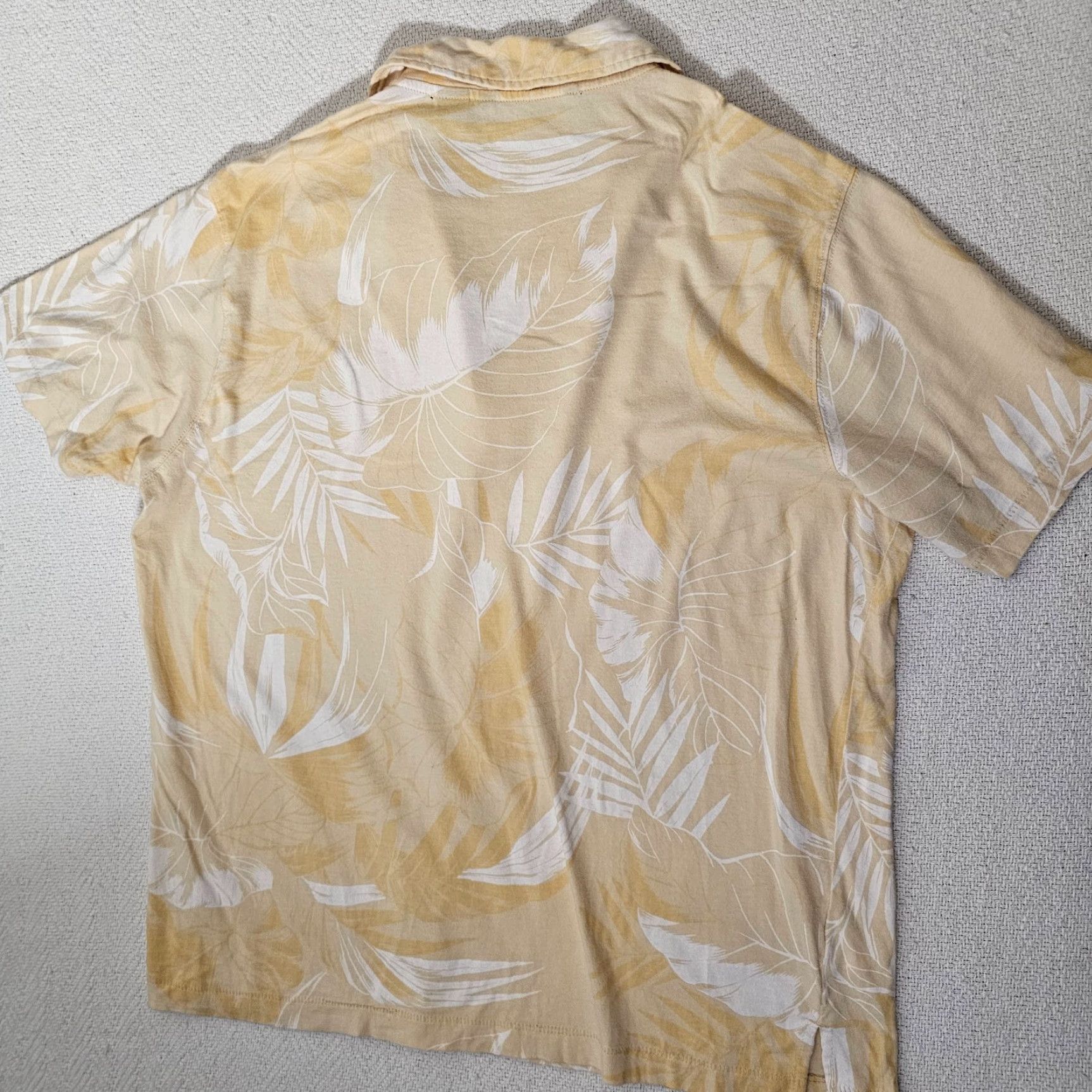 Cubavera Cubavera Lightweight Orange Floral Polo Shirt Men’s Large Short Sleeve Cotton Size US L / EU 52-54 / 3 - 7 Thumbnail