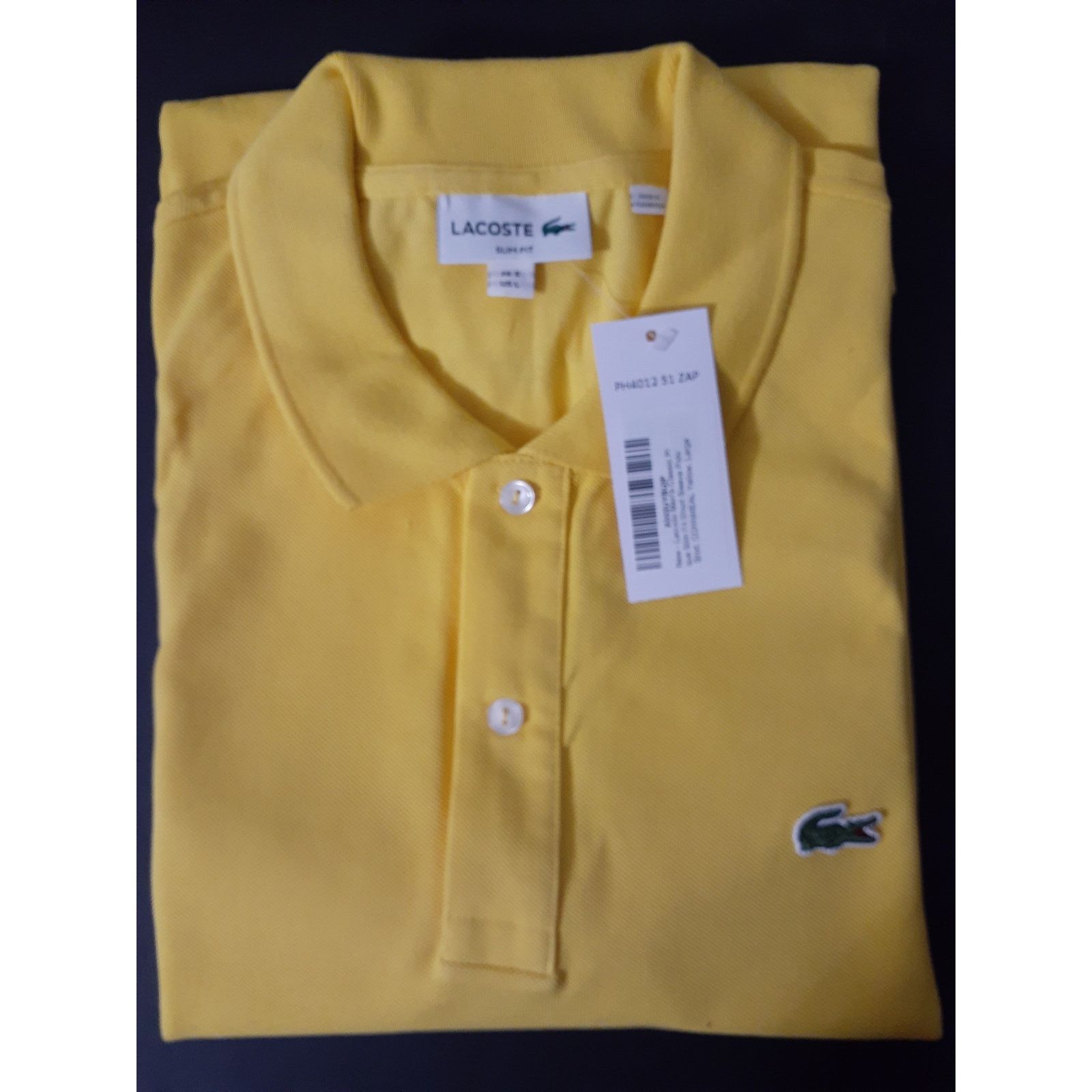 Lacoste Lacoste Men's Short Sleeve Classic Pique Polo Shirt Yellow L Size US L / EU 52-54 / 3 - 2 Thumbnail