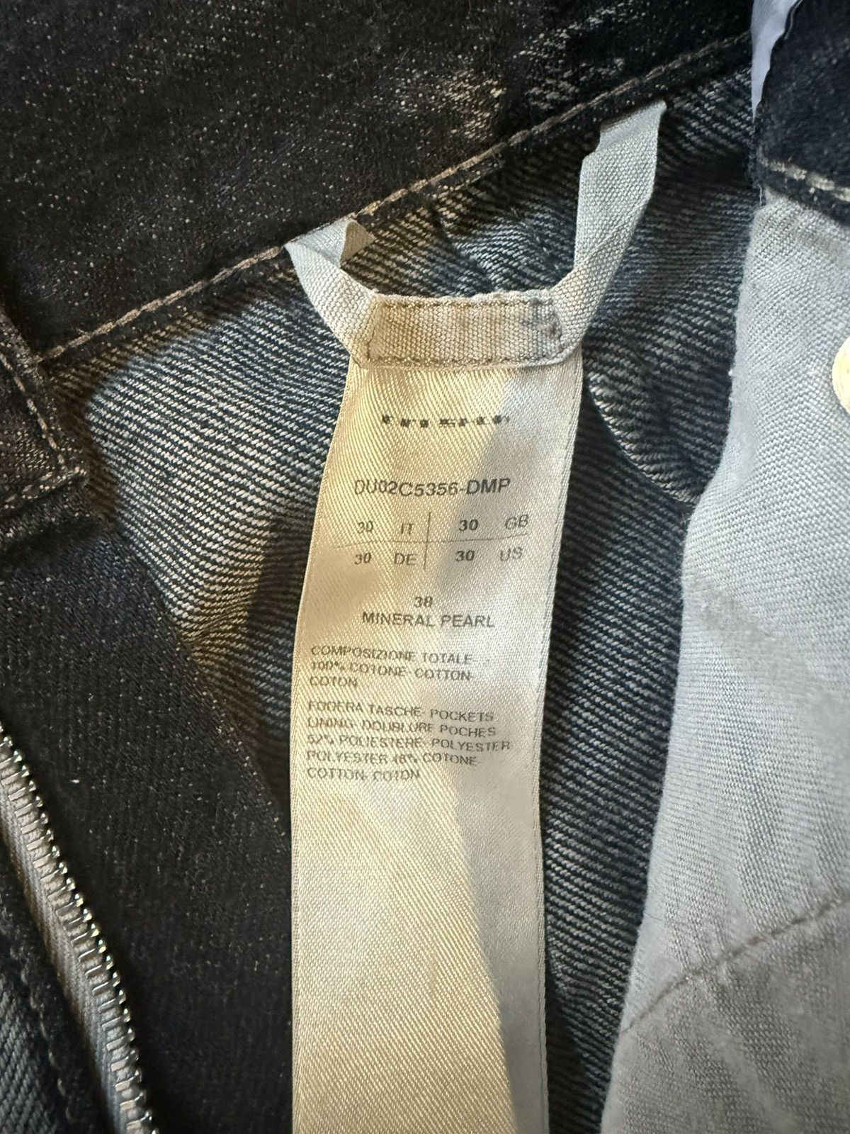 Rick Owens Rick Owens Geth Mineral Pearl Selvedge Size US 30 / EU 46 - 10 Thumbnail
